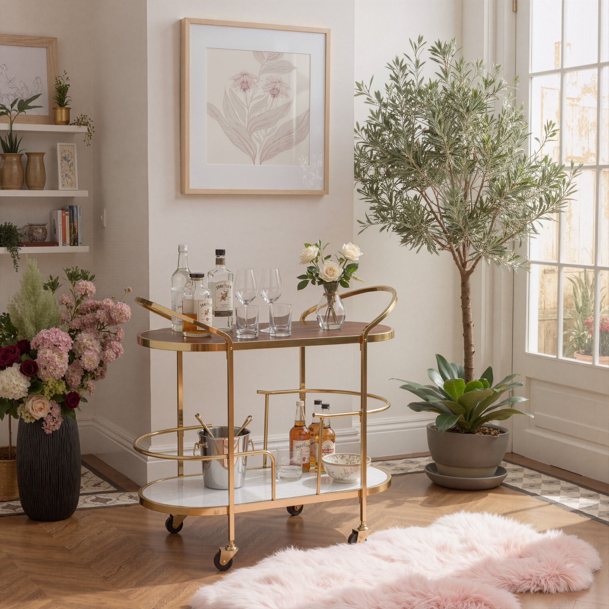 Antalya - Bar Cart - Multicolor