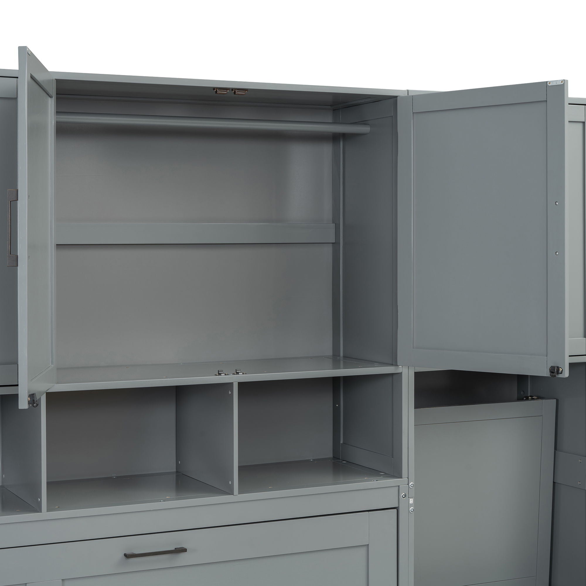 Murphy Wall Bed With Closet, Drawers & Desk