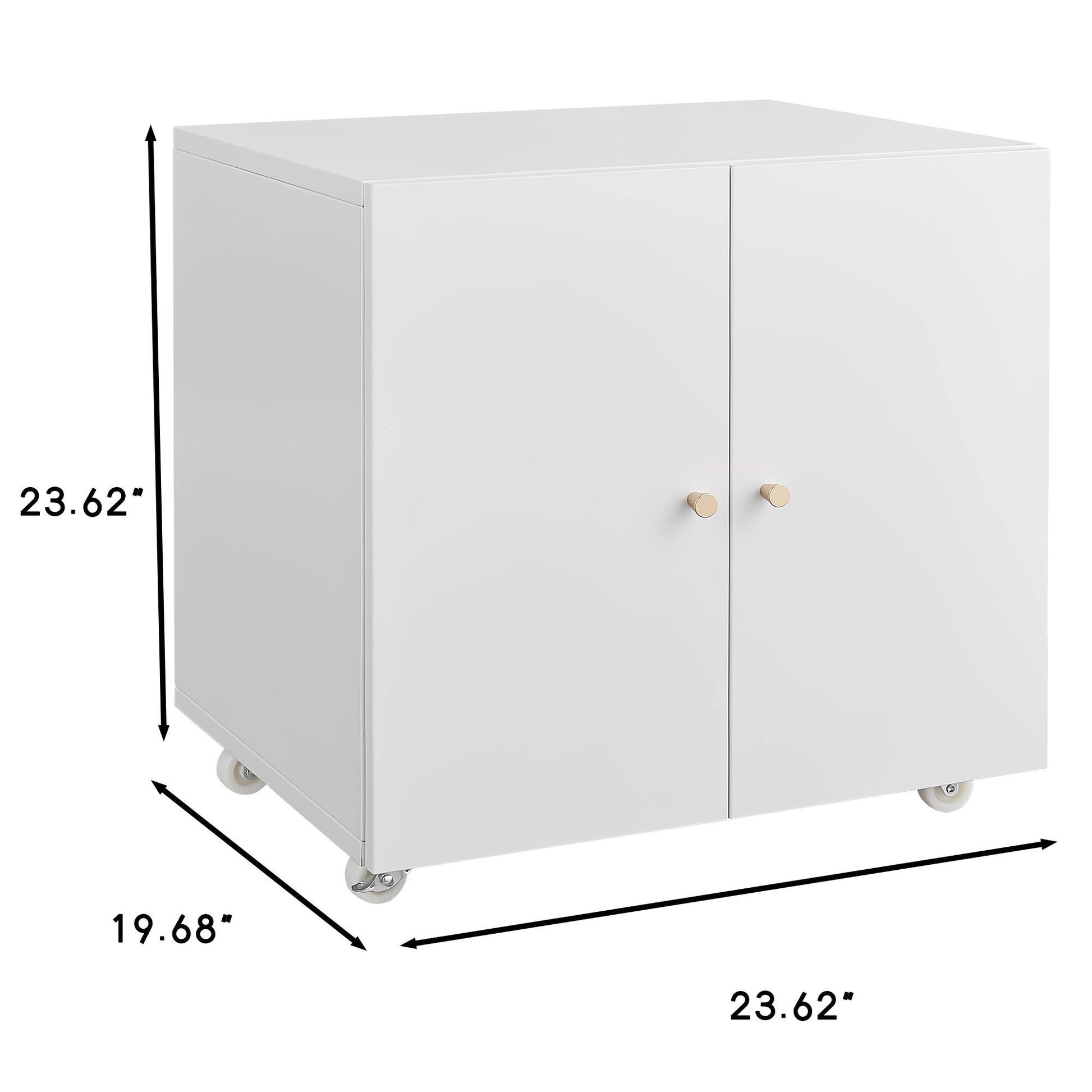 Office Furniture Copier Cabinet 2 Door Steel Copier Stand Mobile Pedestal File Printer Stand - Best Buy Furniture