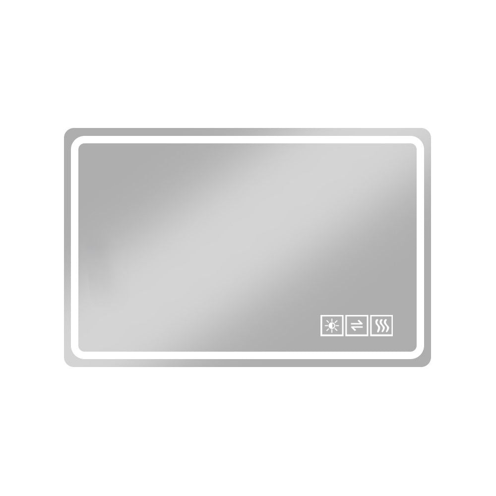 LED Bathroom Mirror, Anti Explosion Glass, Rust Resistant, Anti Fog, Tri Color
