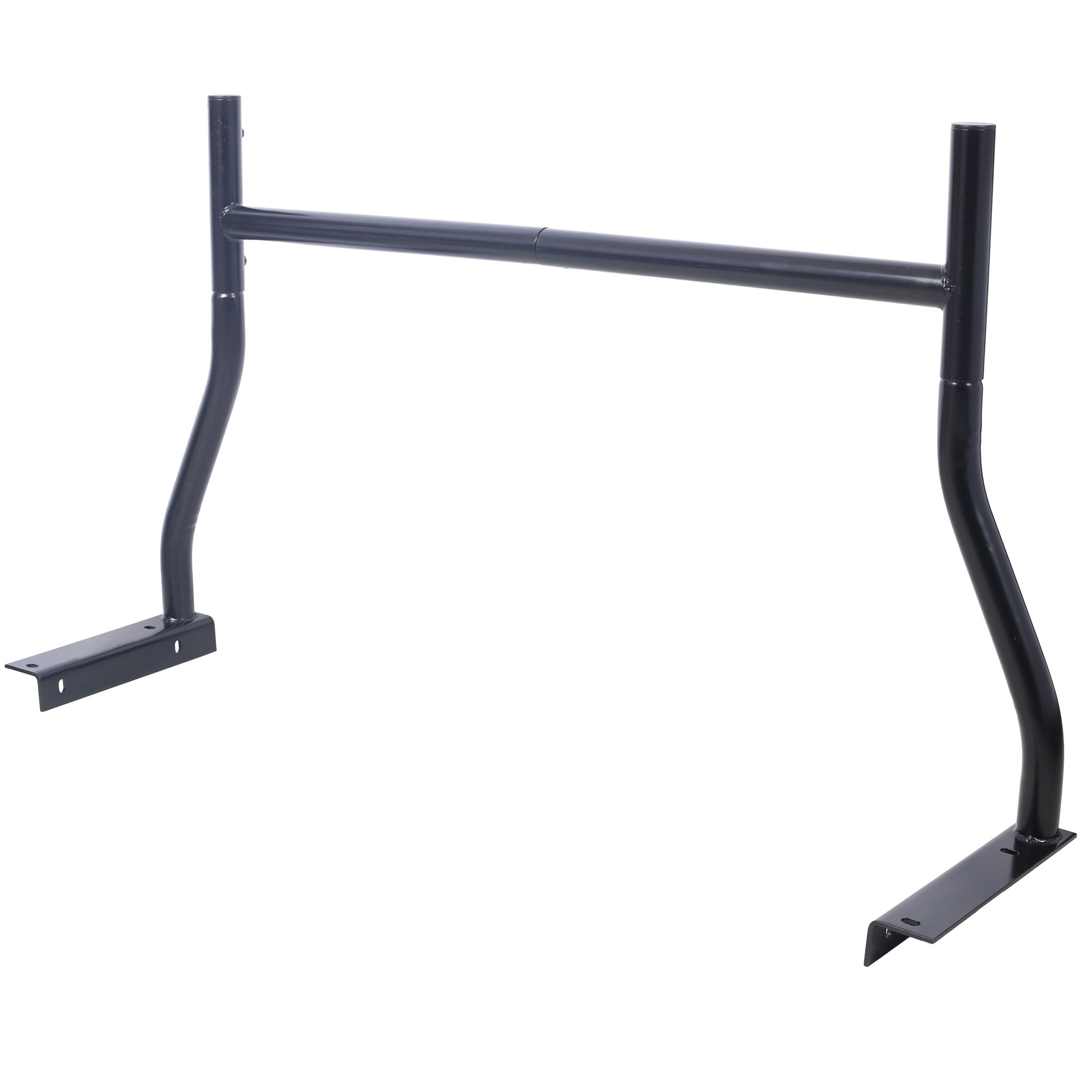 Universal Pick-Up Truck Rack 650 Lbs Adjustable Fit 2-Bars Utility Ladder Truck Cargo Rack - Black