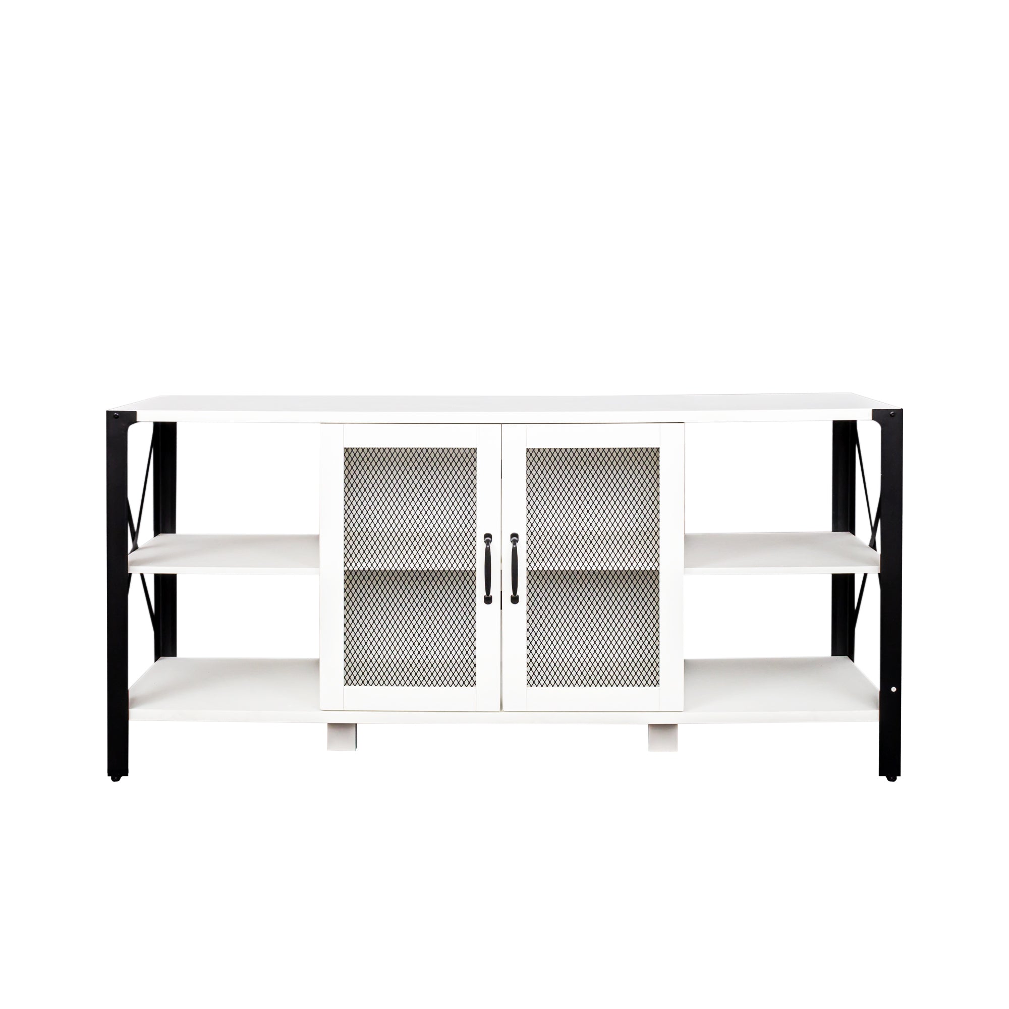 Industrial TV Stand for Living Room and Bedroom