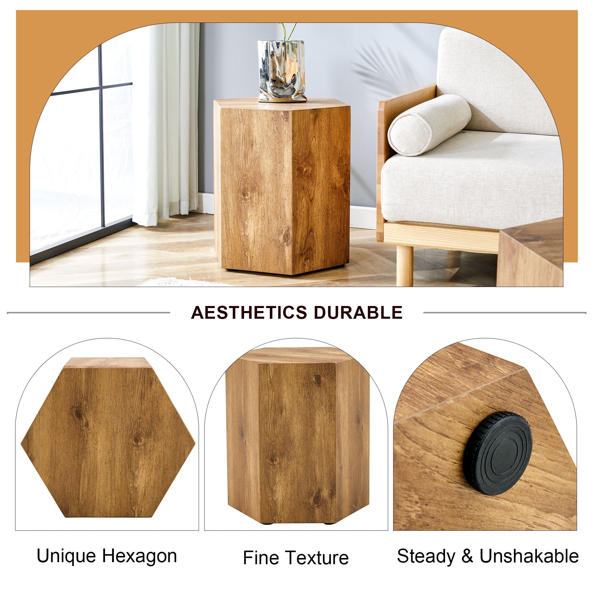 Modern Coffee Table With Complex Texture Patterns