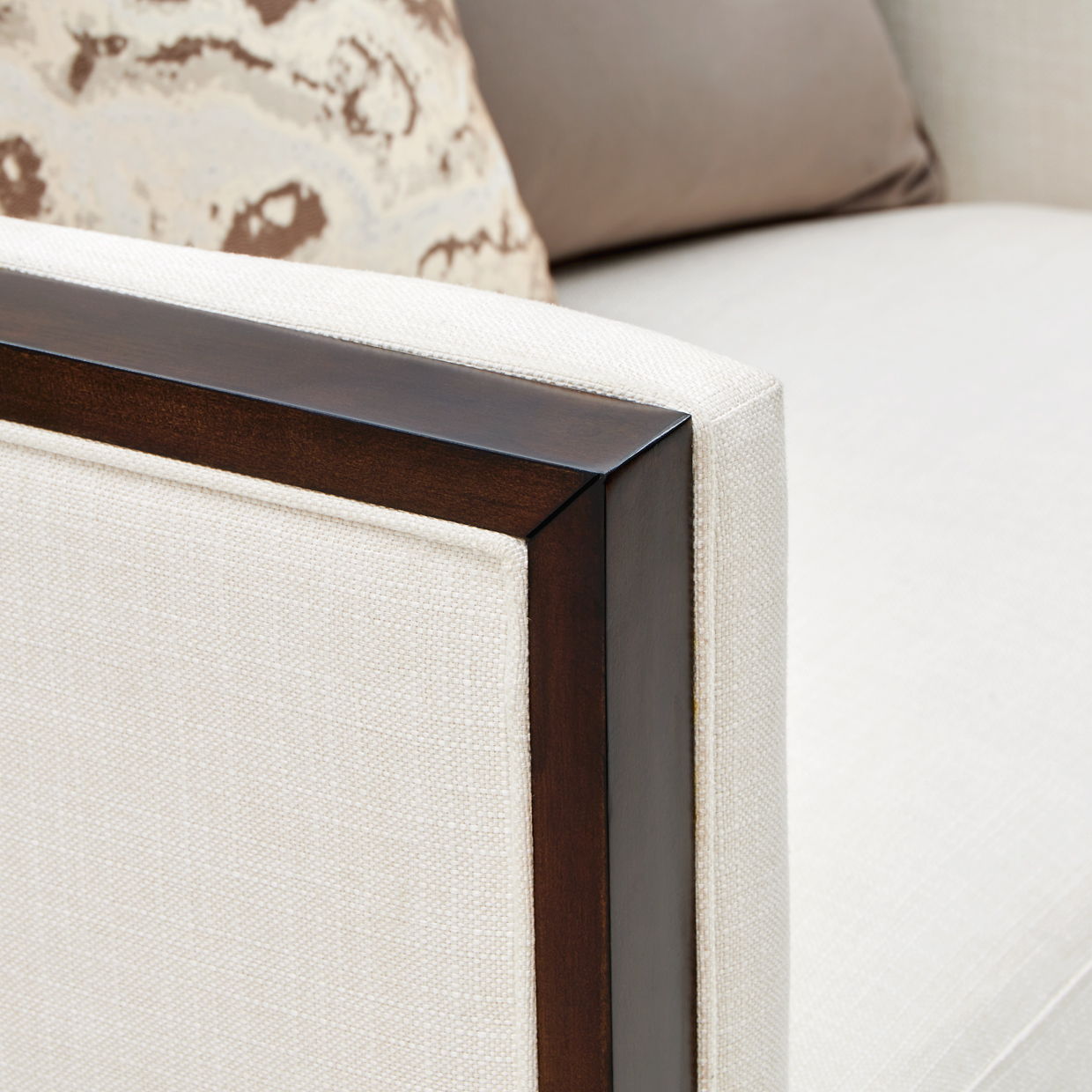 Belmont Place - Matching Chair - Cream / Espresso