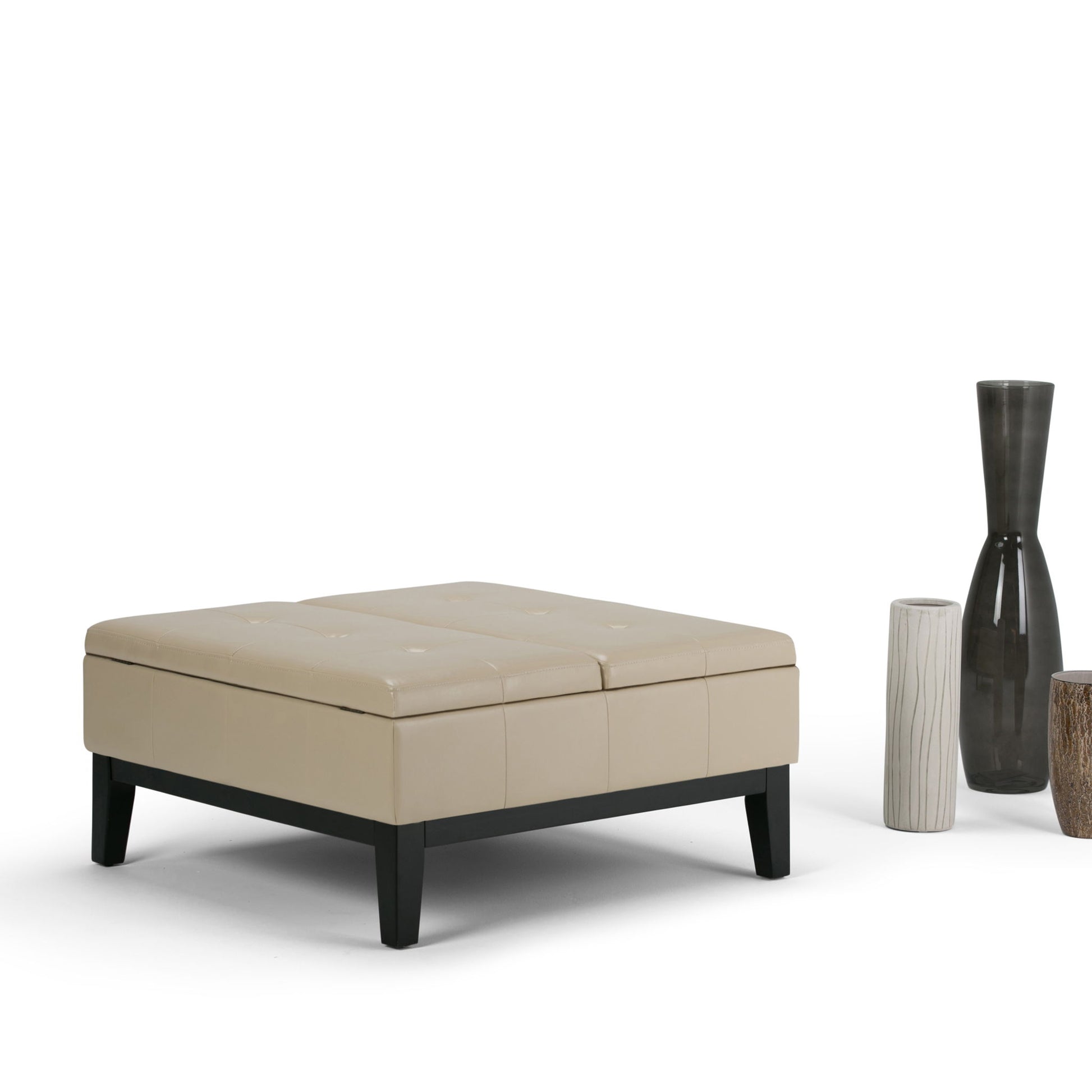 Dover - Multifunctional Lift Top Coffee Table Storage Ottoman - Best Buy Furniture