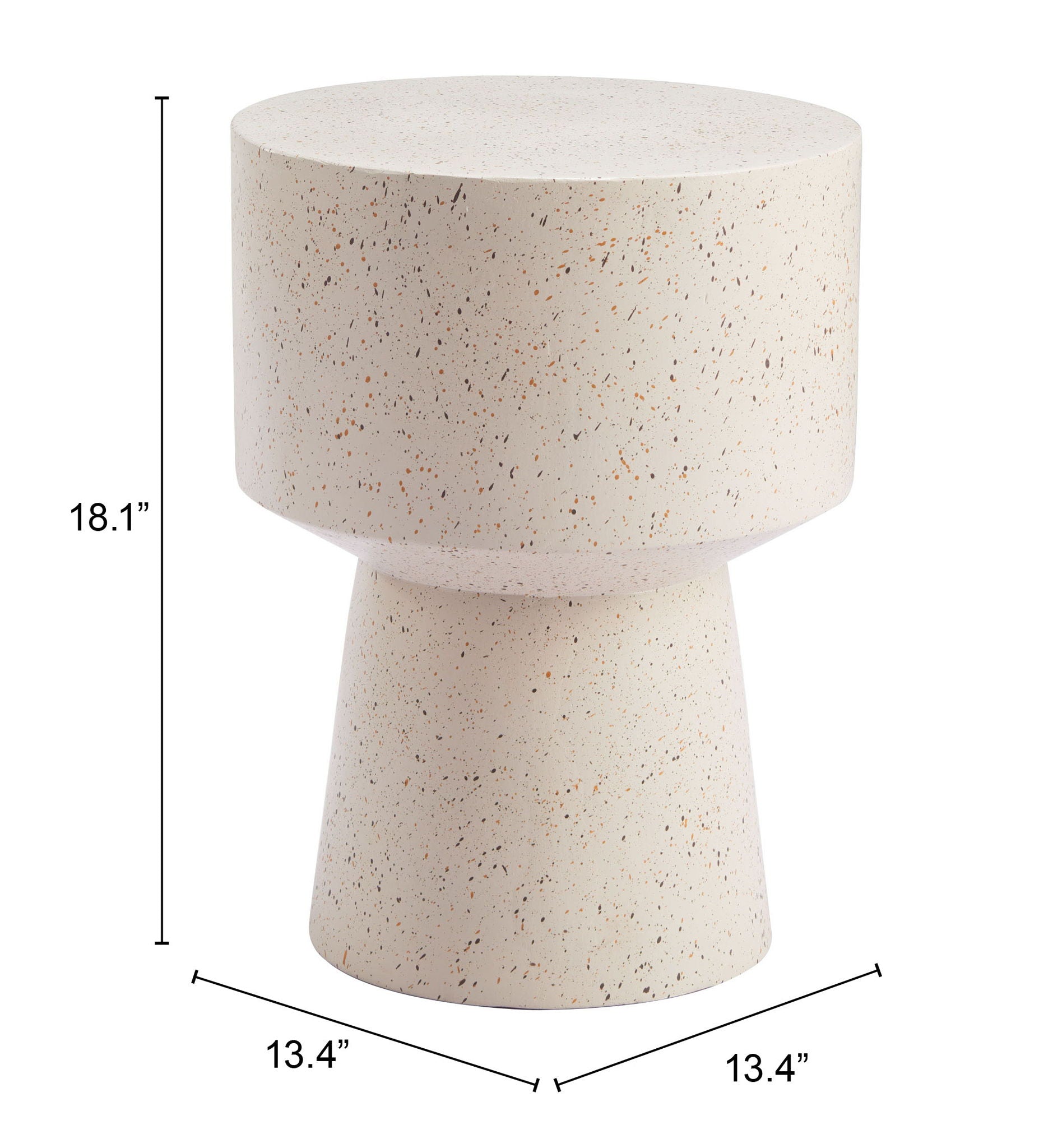 Masko - Side Table - Beige