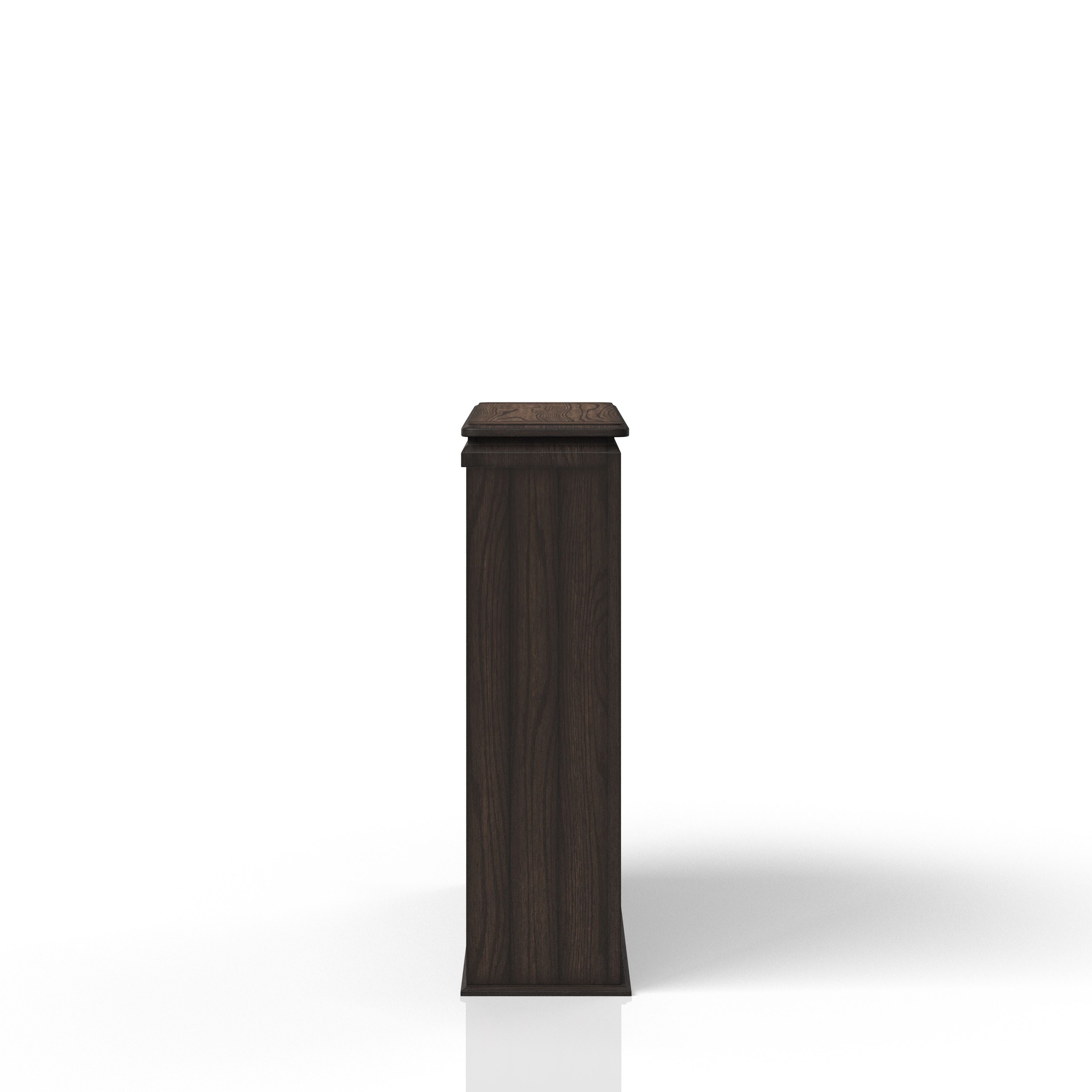 Two Shelf Bookcase Hutch - Chocolate - Best Buy Furniture