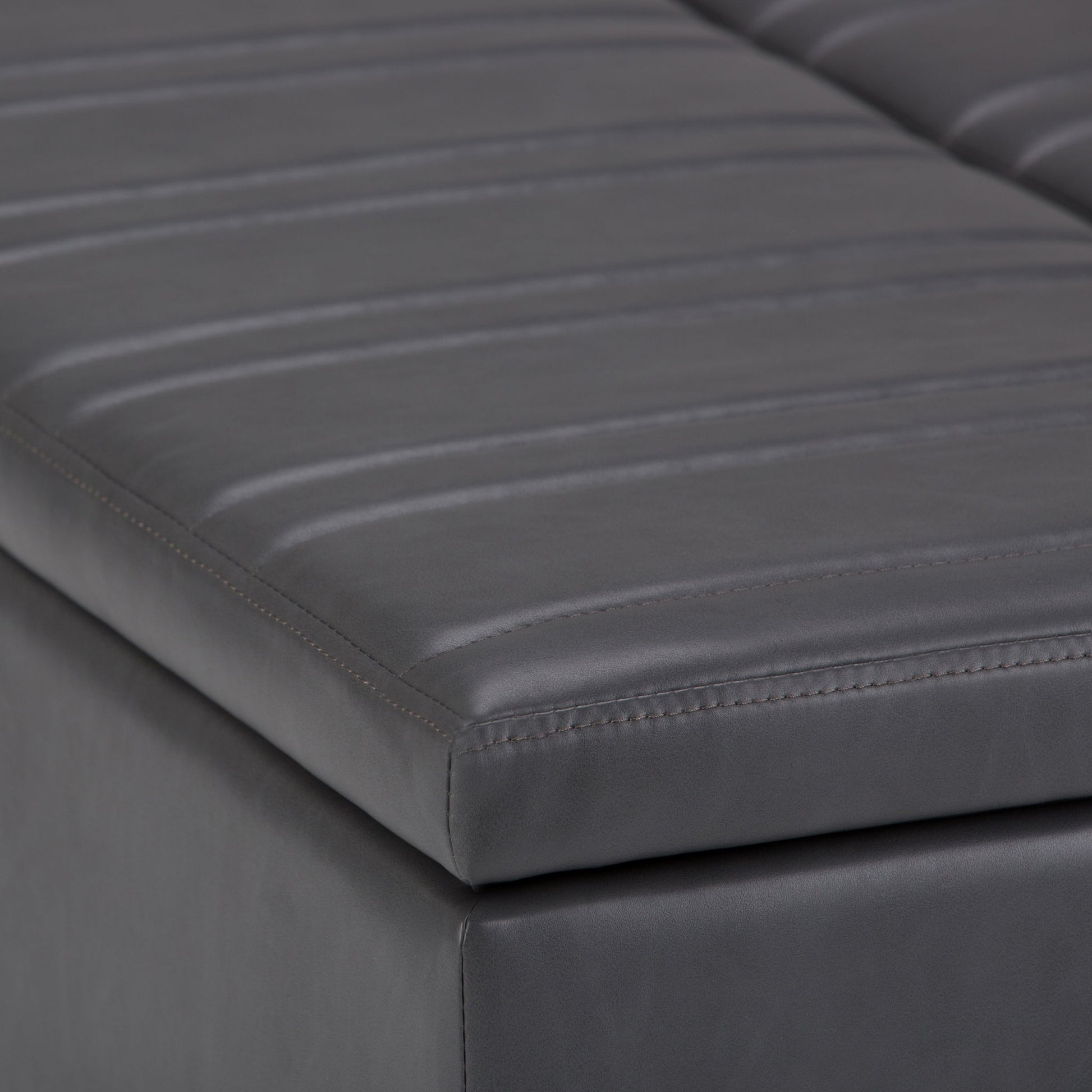 Ellis - Coffee Table Storage Ottoman Contemporary Design - Best Buy Furniture