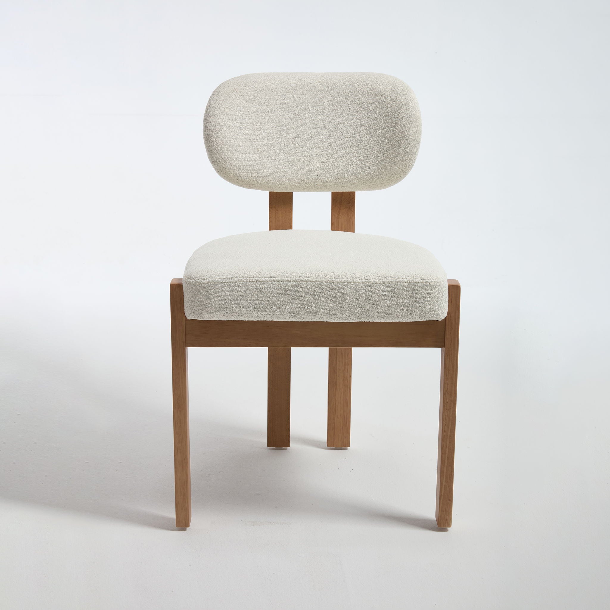 Dining Chairs With Ergonomic Backrest And Adjustable Feet (Set of 2)