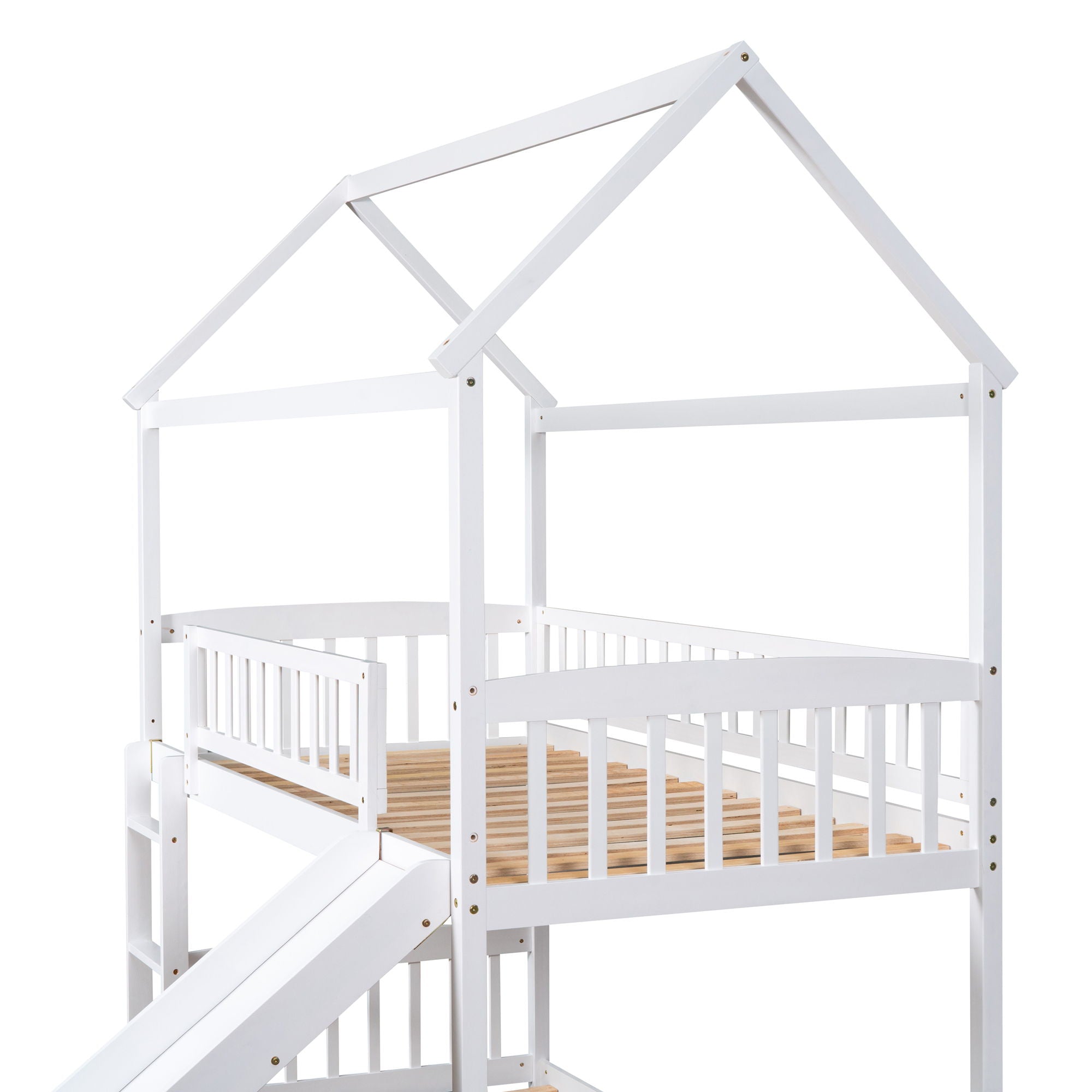 Bunk Bed With Slide, House Bed With Slide