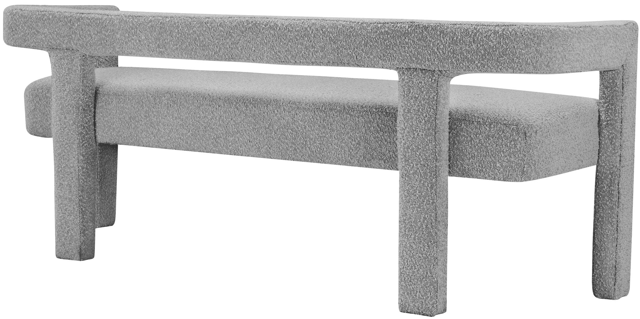 Athena - Boucle Fabric Bench