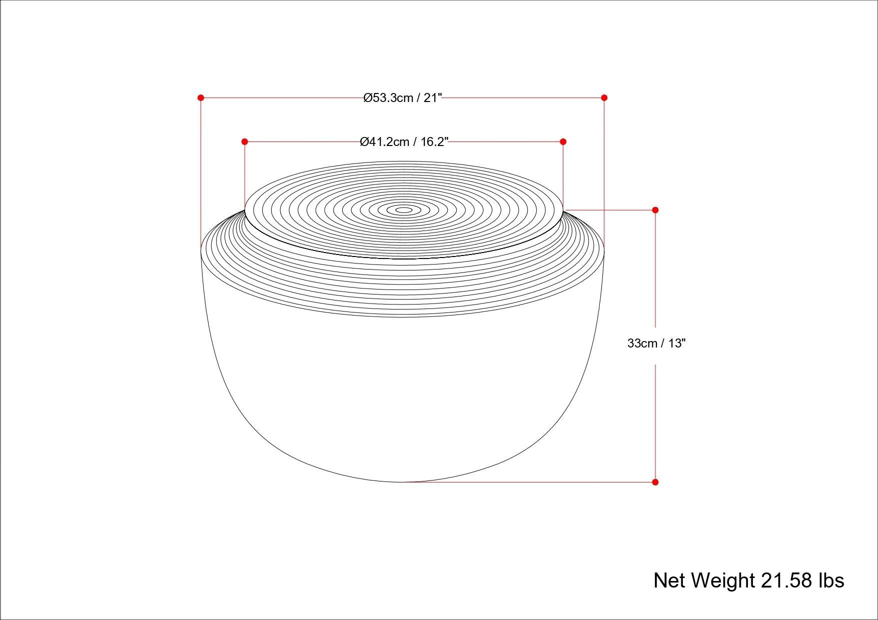 Timmons - Cast Aluminum Coffee Table - Brown - Best Buy Furniture