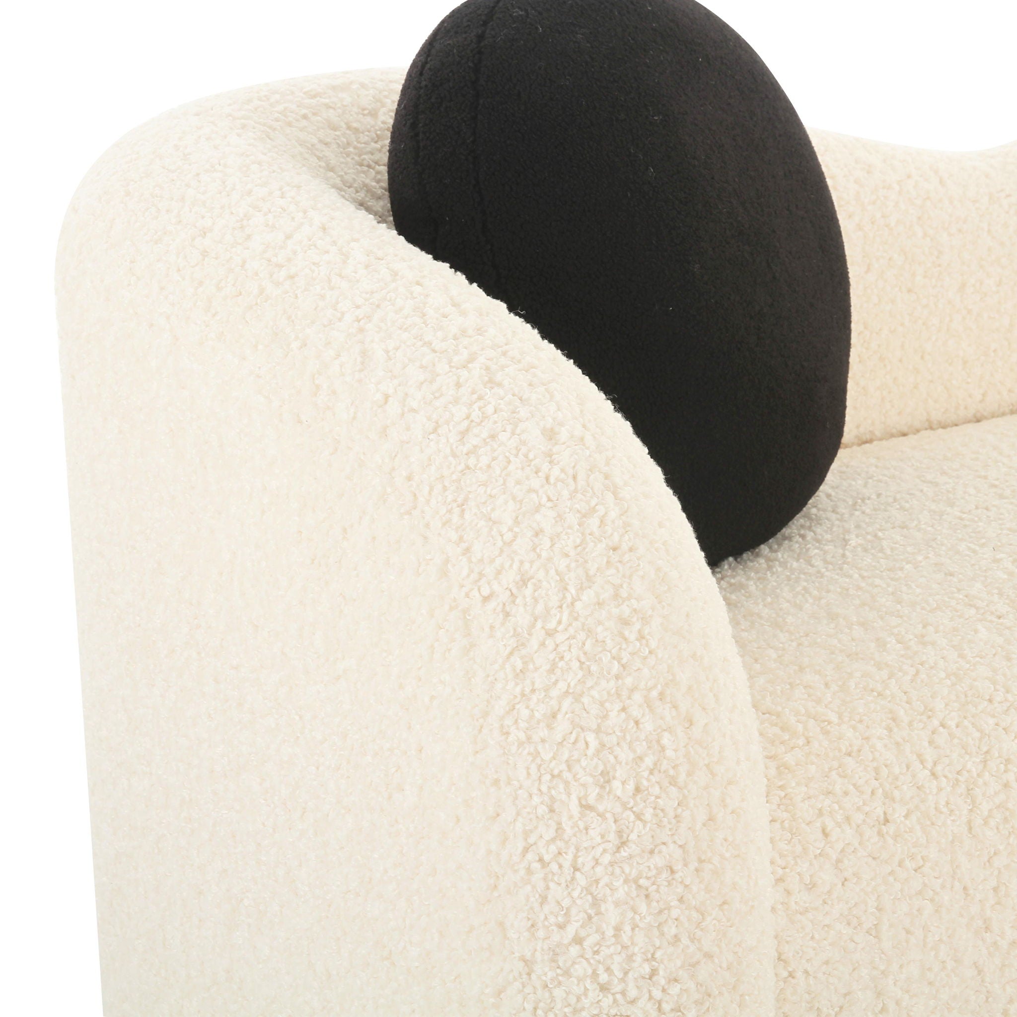 Leonie - Sofa Faux Shearling - Beige