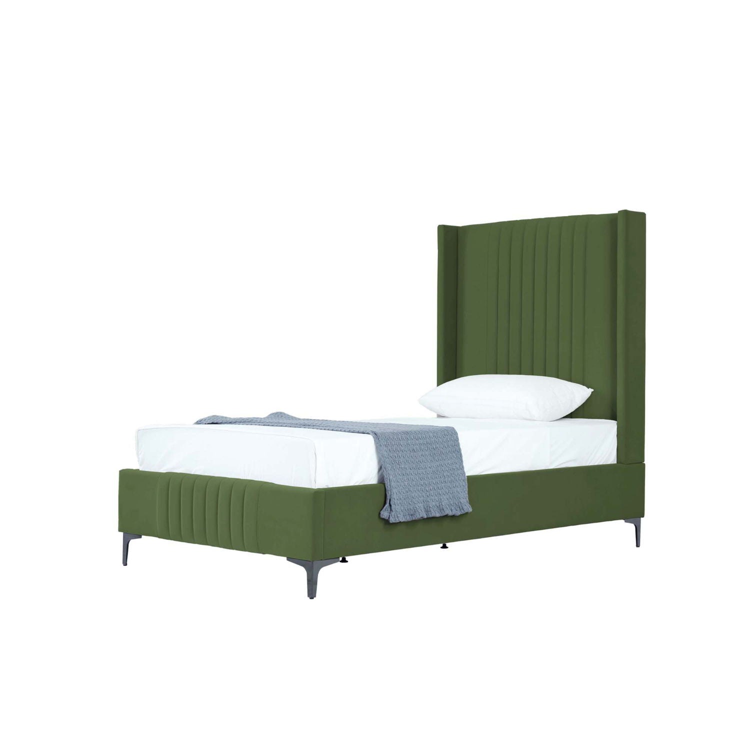 Promenade - Bed With Upholstered Headboard And Slats