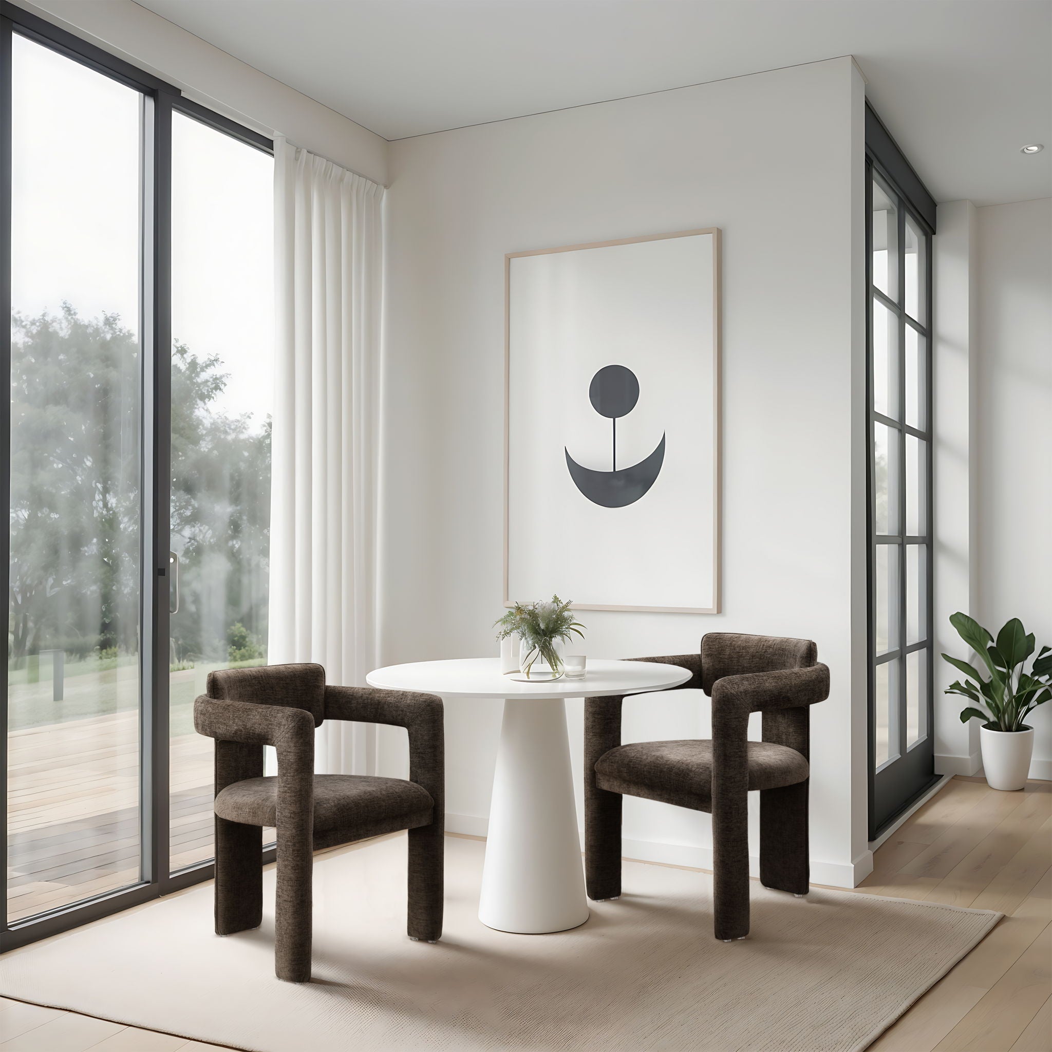 Brenda - Chenille  Dining Chair (Set of 2)