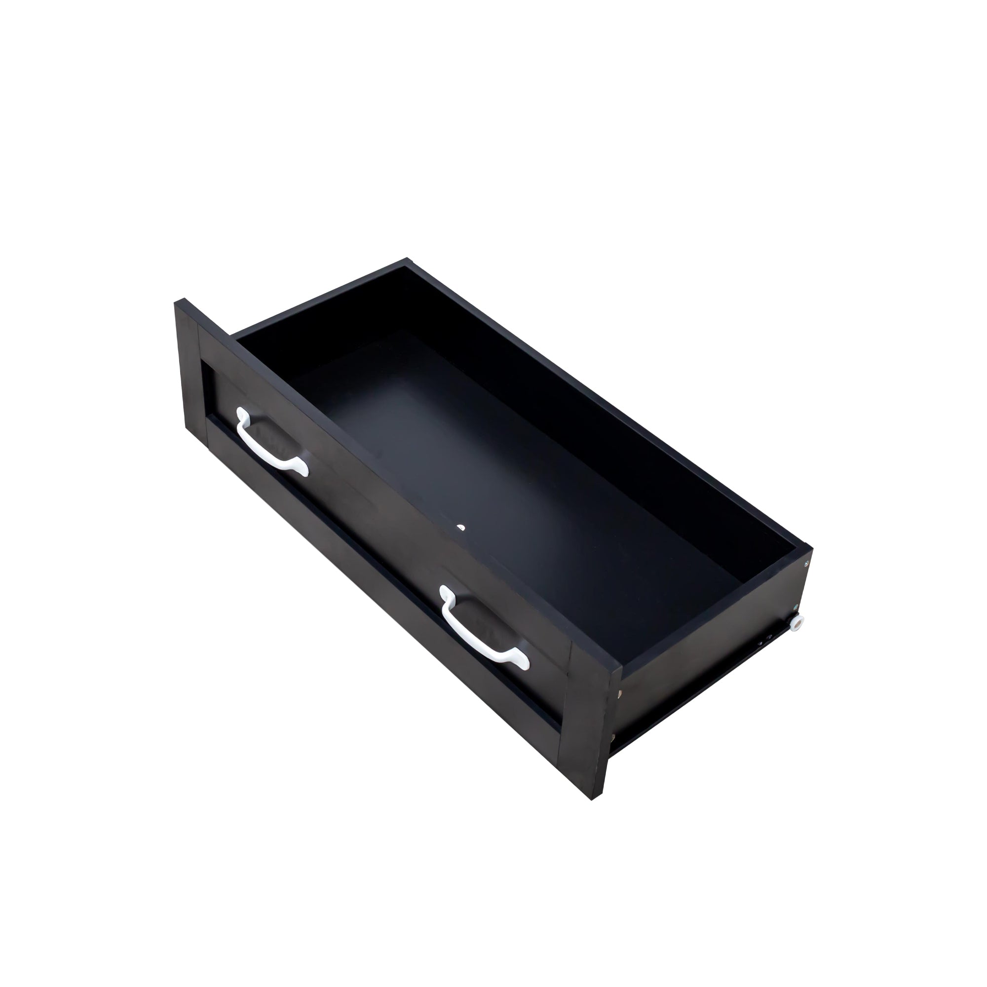 Modern Black Side Cabinet with 6 Drawers