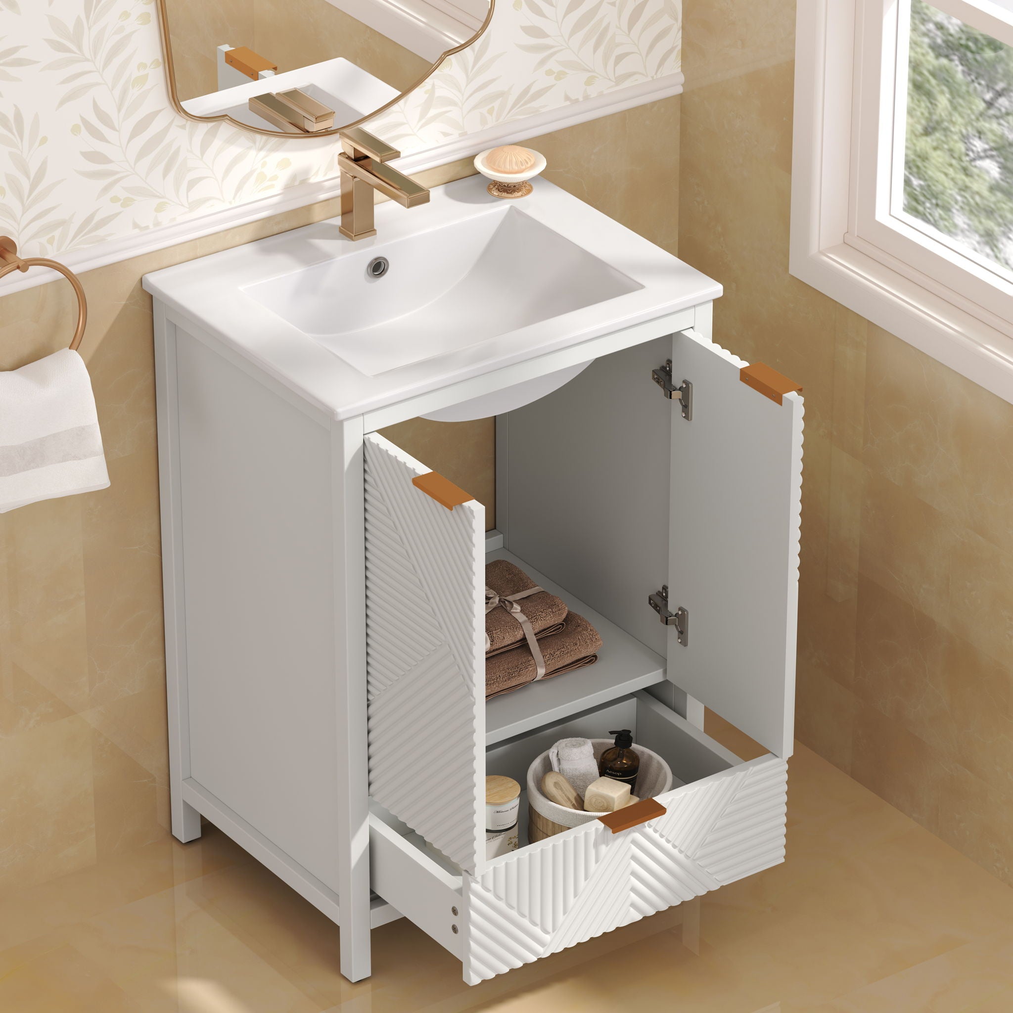 Modern Bathroom Vanity With Sink Combo