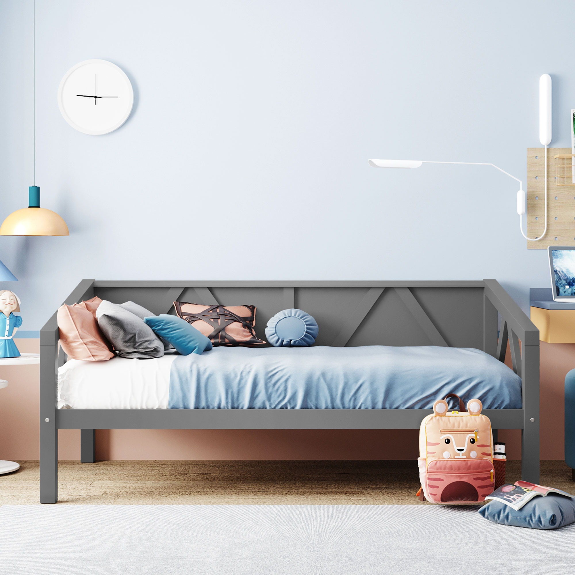 Elegant Design Daybed With Slat Support