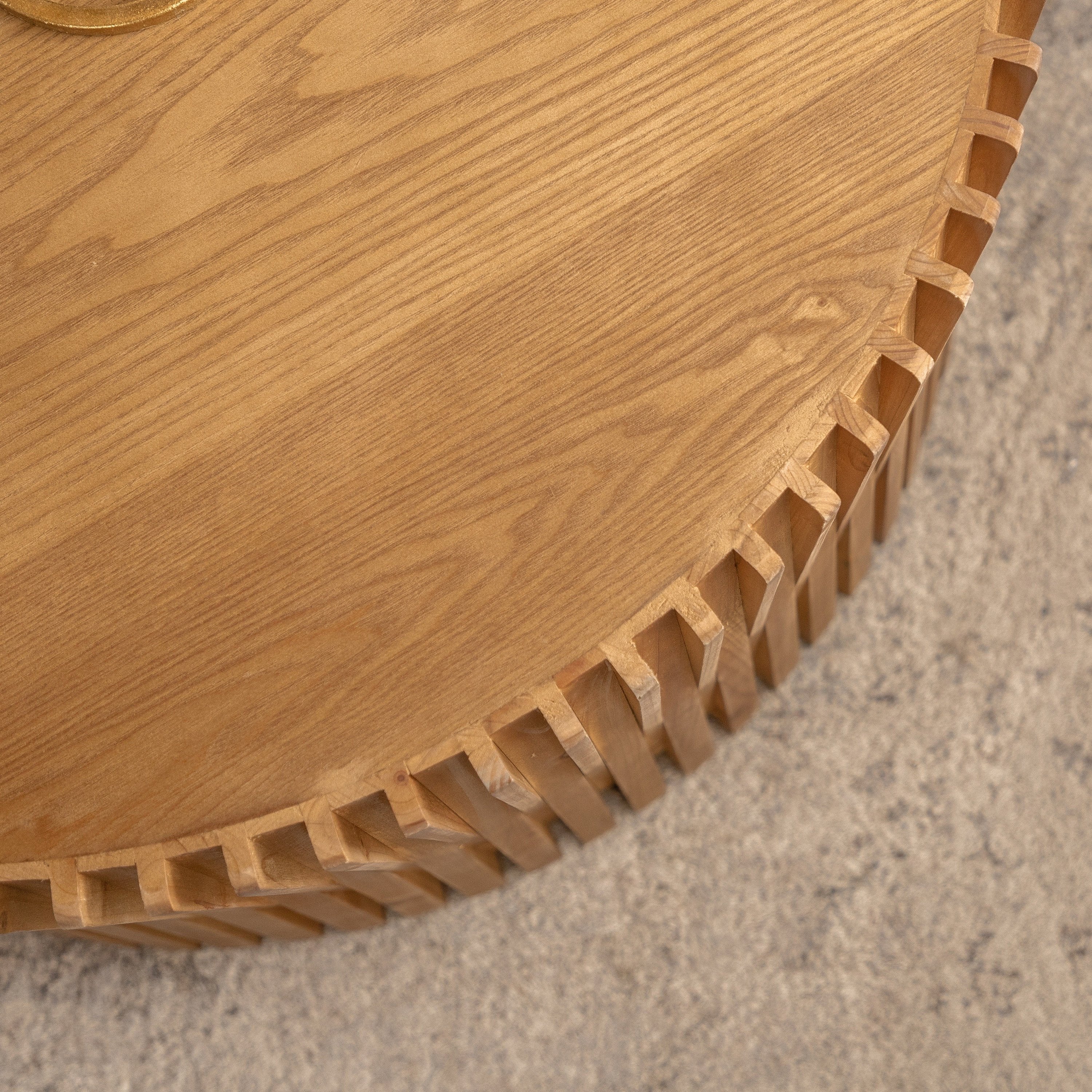 Vintage Fashion Style Cylindrical Nesting Coffee Table Set