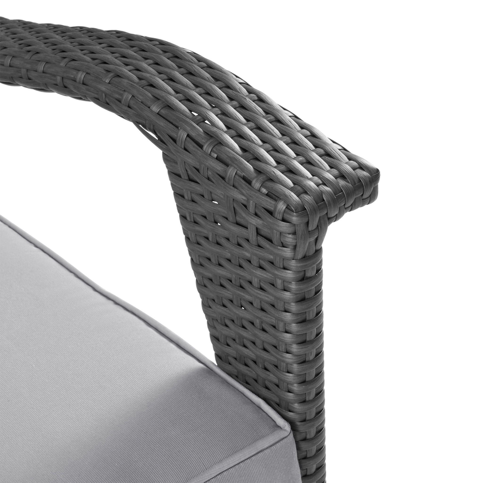 Honolulu - Loveseat - Gray / Silver