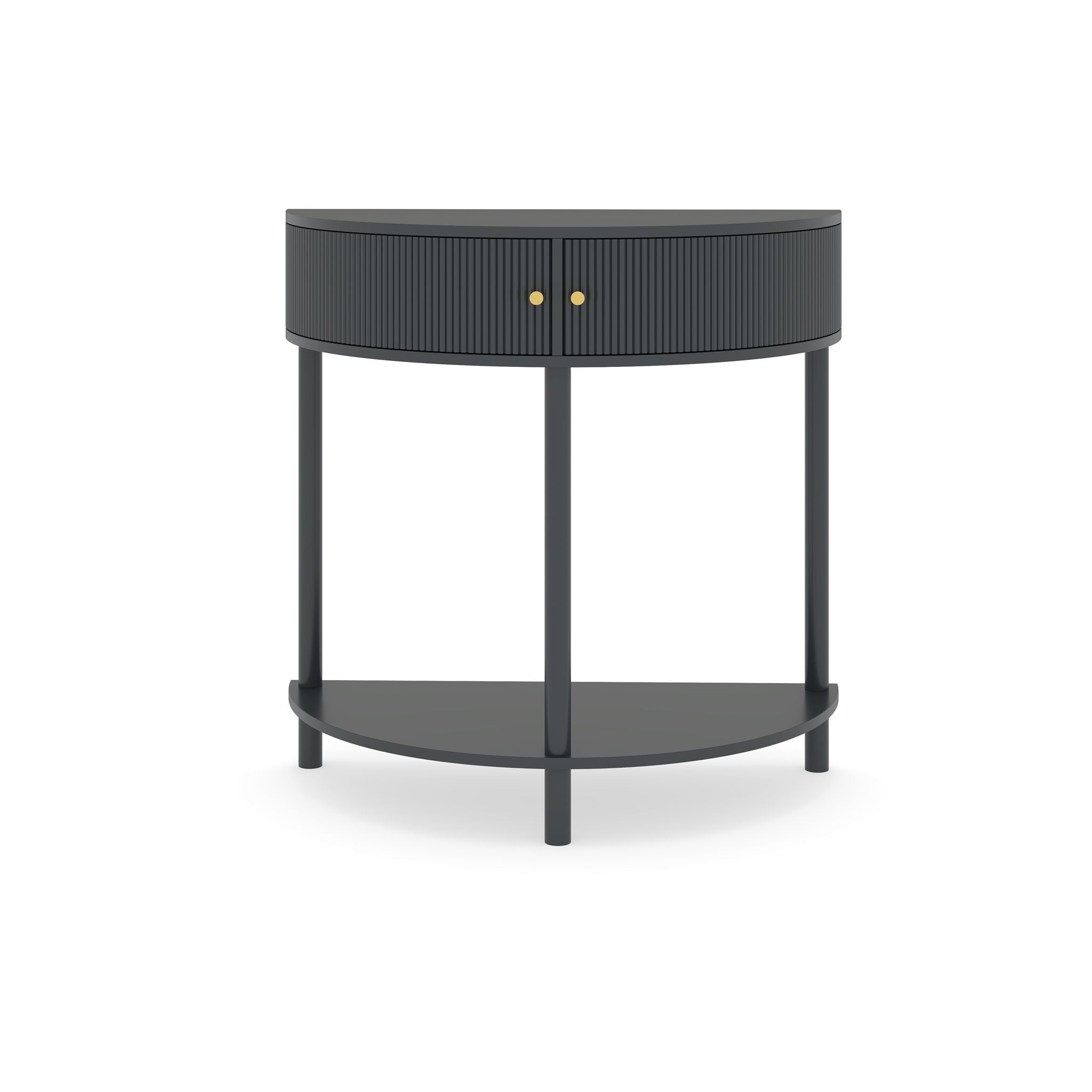 Demi Lune - Console Table With 2 Storage Drawers