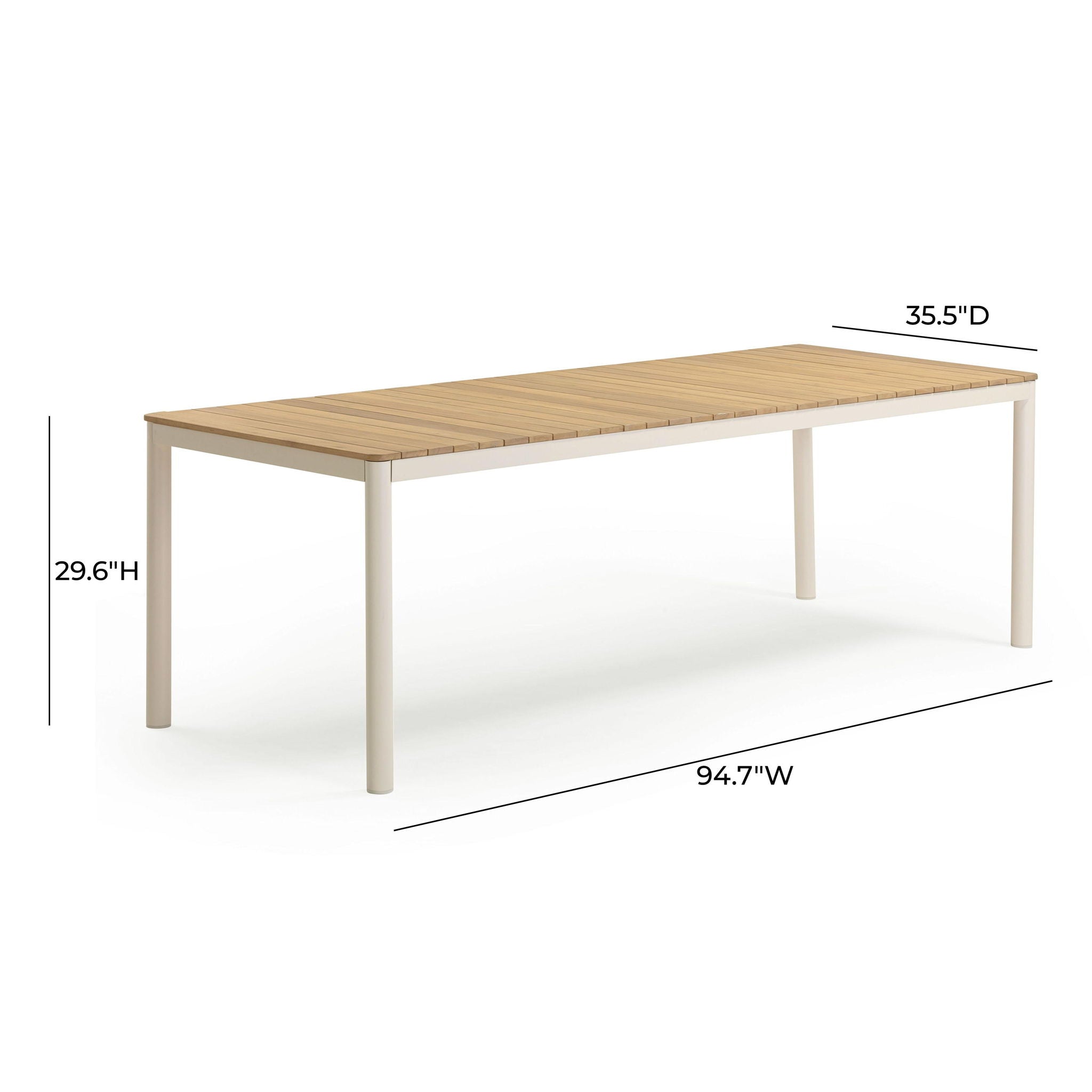 Sardinia - Outdoor Dining Table - Light Teak