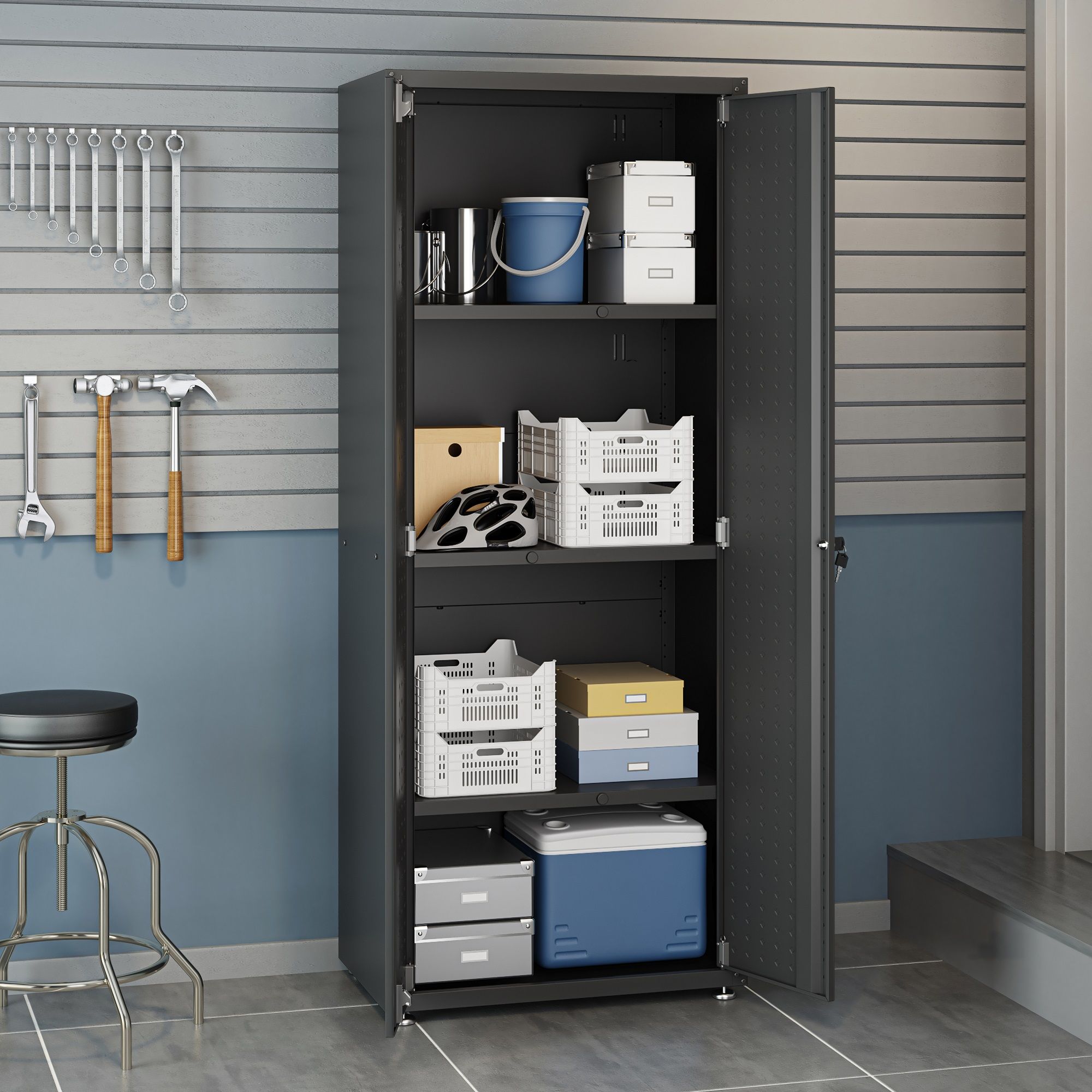 Fortress - Tall Garage Cabinet