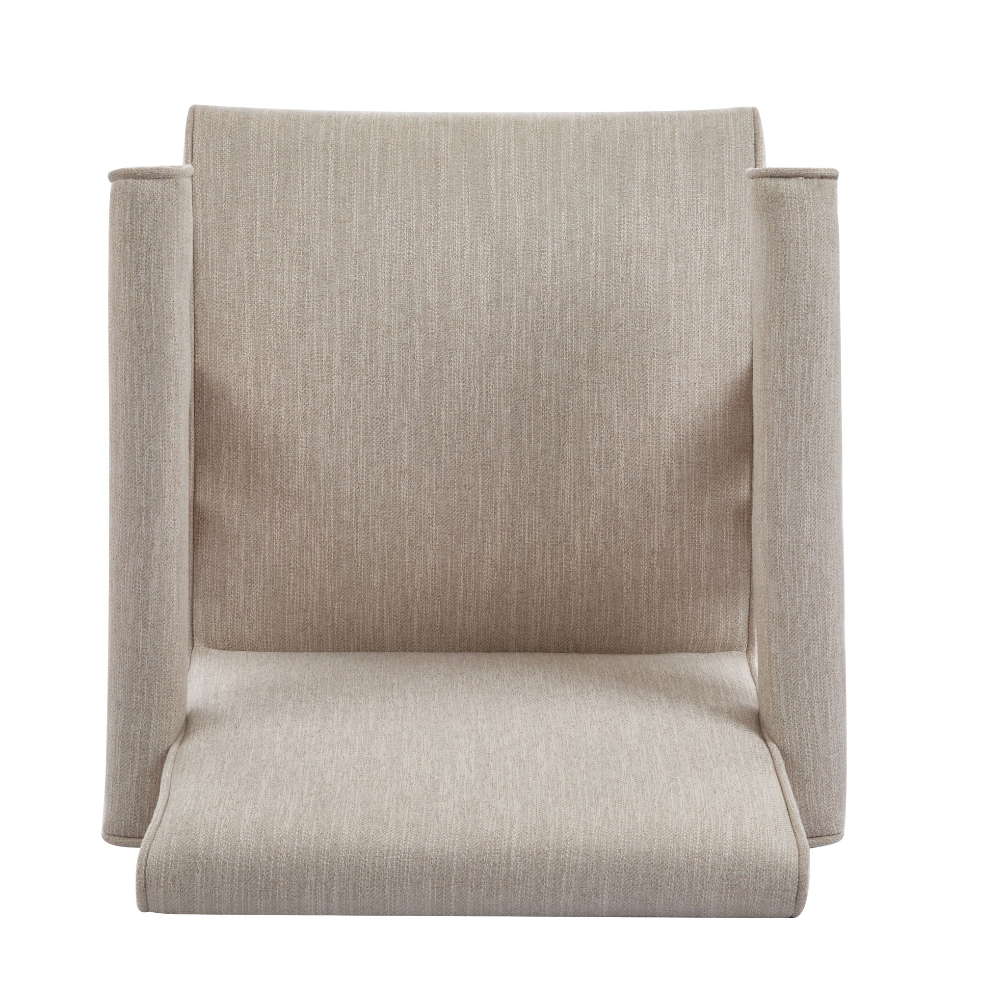 Contemporary Poppy Fabric Dining Armchair With Rubberwood Legs