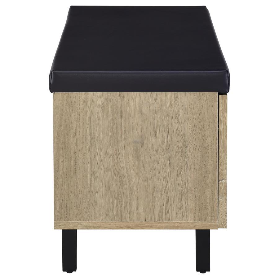 Brixton - 2-Door Padded Entryway Shoe Storage Bench