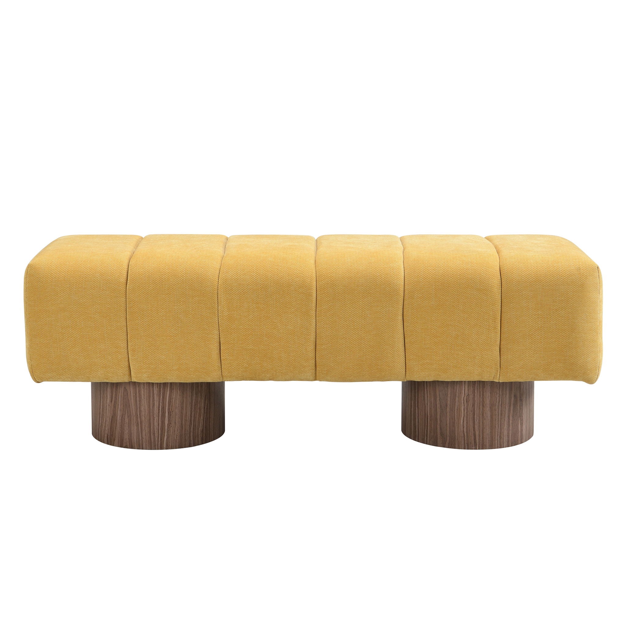 Upholstered Entryway Bench Ottoman