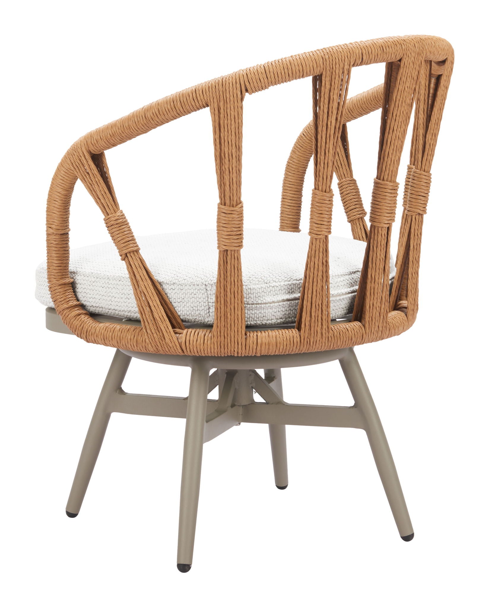 Safal - Outdoor Swivel Dining Chair - Multicolor