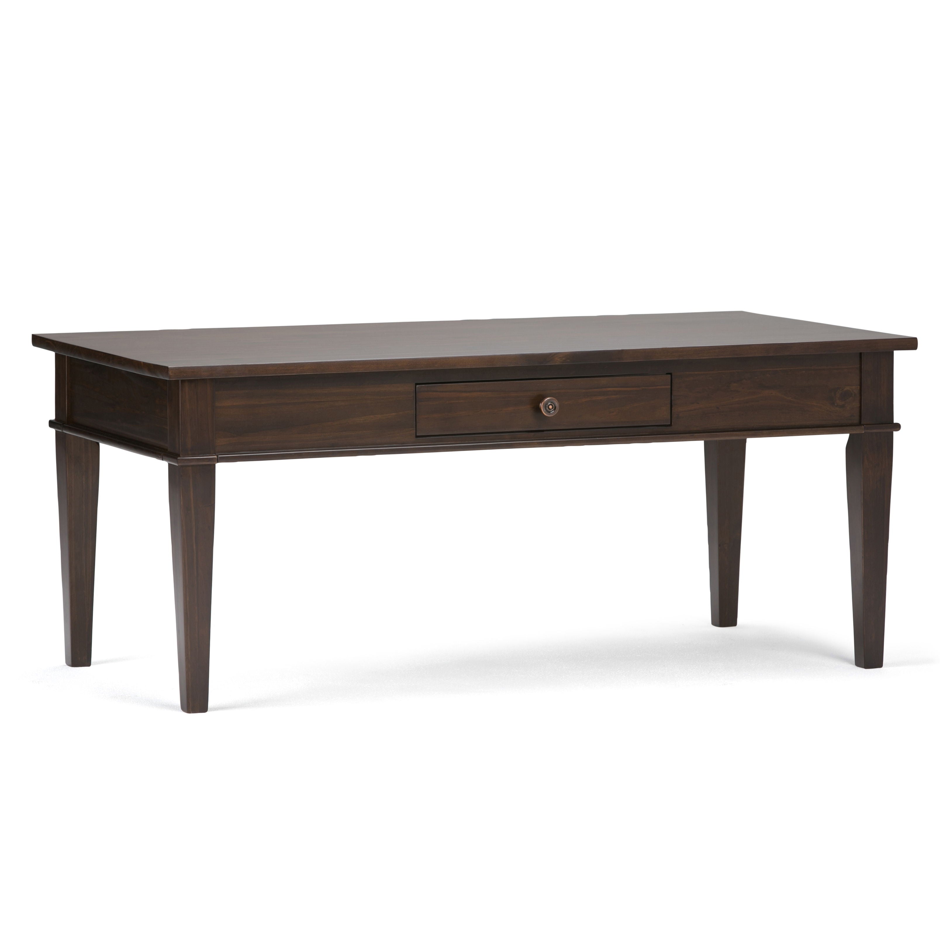Carlton - Coffee Table - Dark Tobacco Brown - Best Buy Furniture