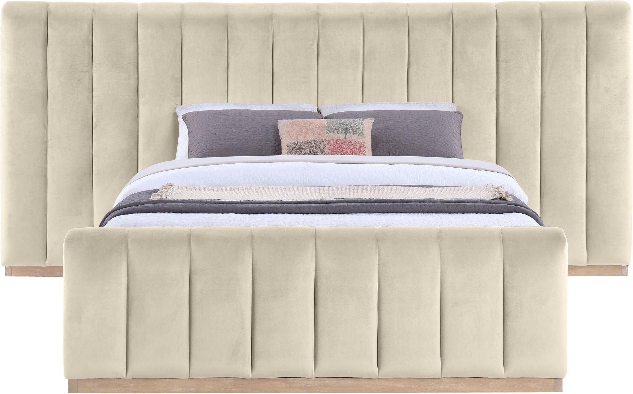 Amara - Velvet Upholstered Bed