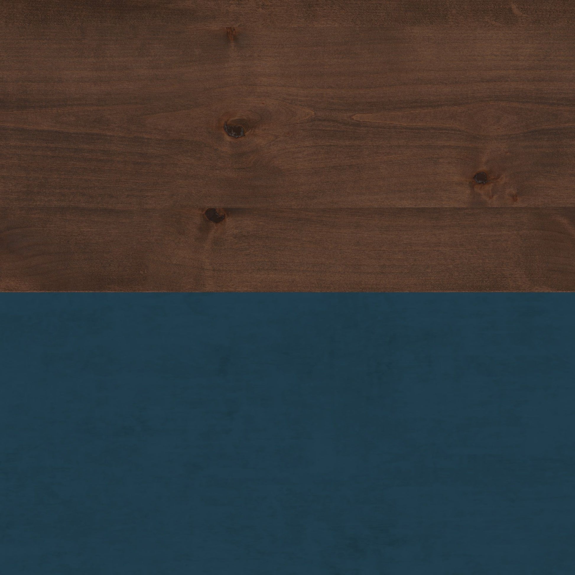 Nantucket - 5 Shelf Bookcase - Blue Denim, Whiskey - Best Buy Furniture