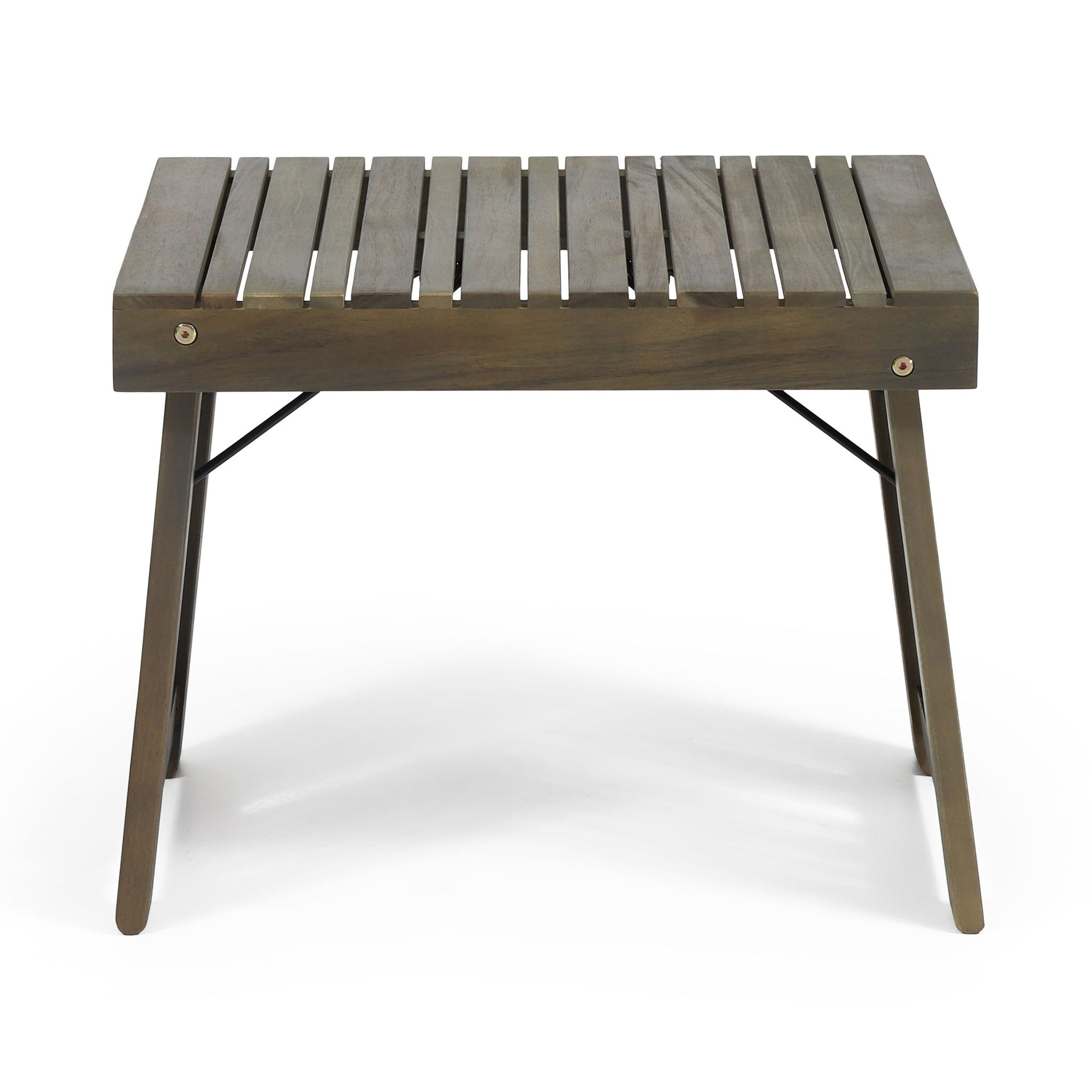 Temptation - Outdoor Foldable Side Table With Slat Design - Best Buy Furniture