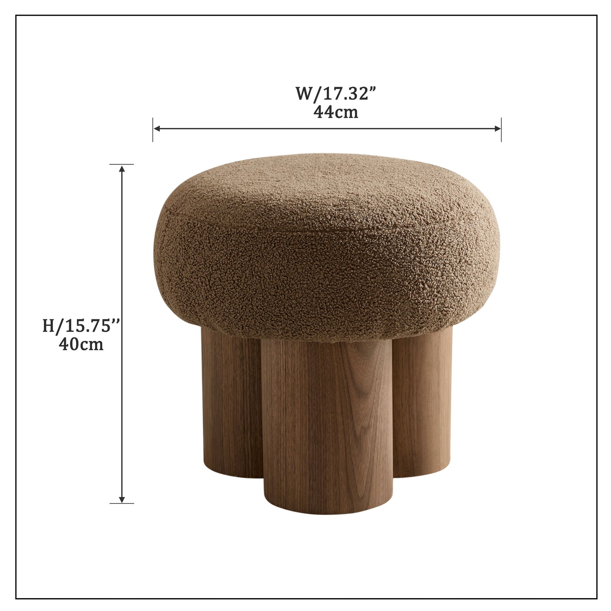 Versatile Mushroom Stool With Cushion - Best Buy Furniture