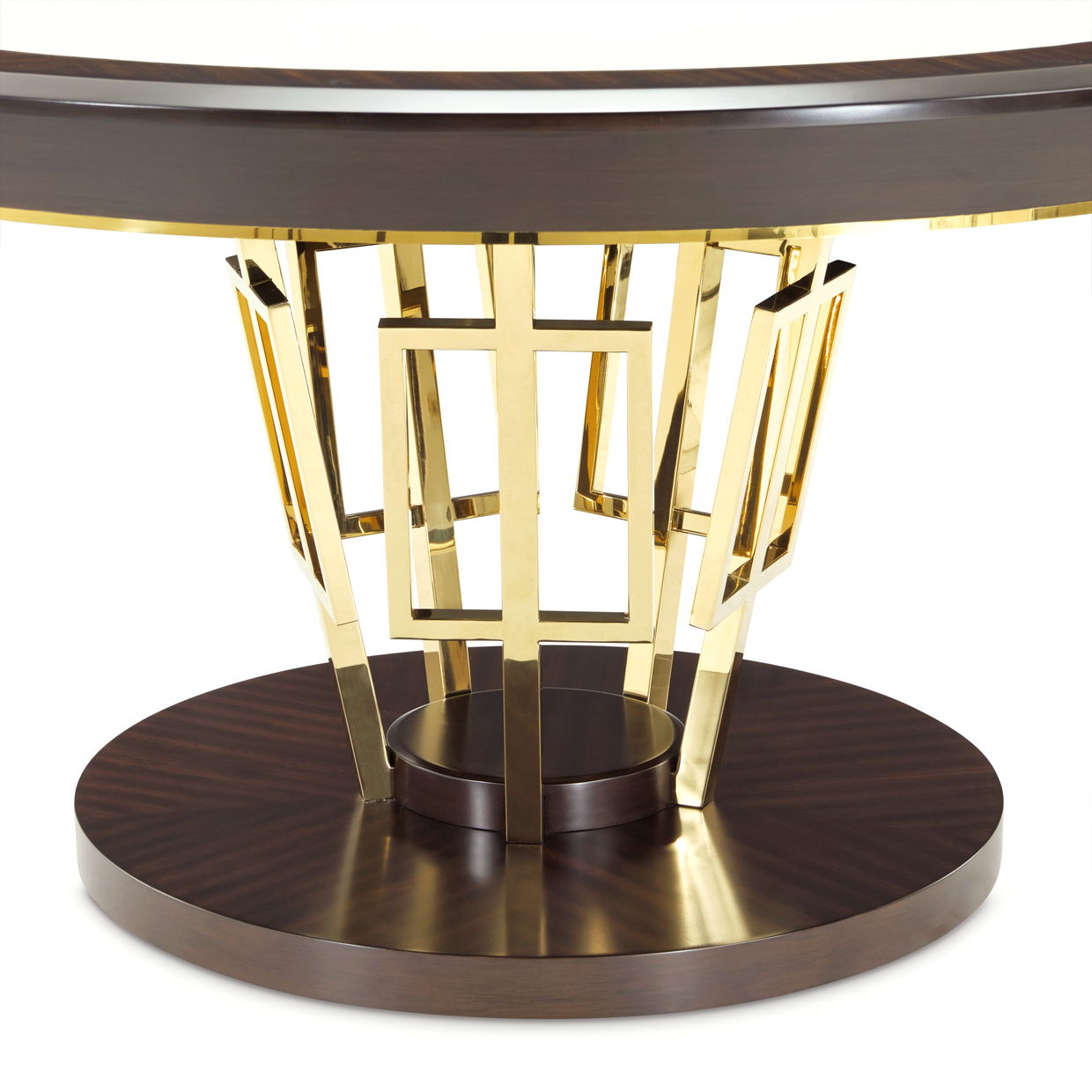 Belmont Place - 60" Round Dining Table - Espresso