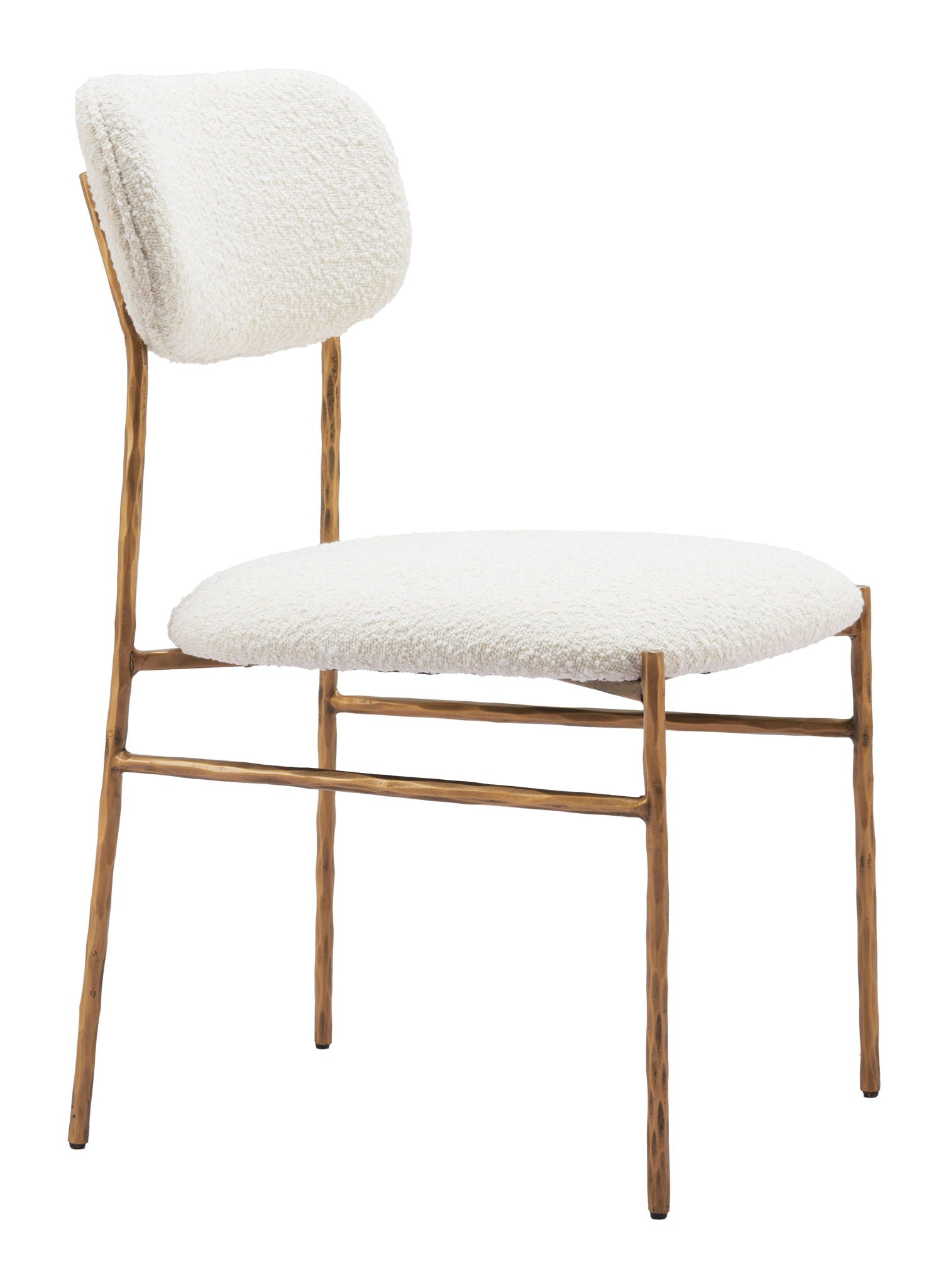 Sydhavnen - Dining Chair - Cream / Gold