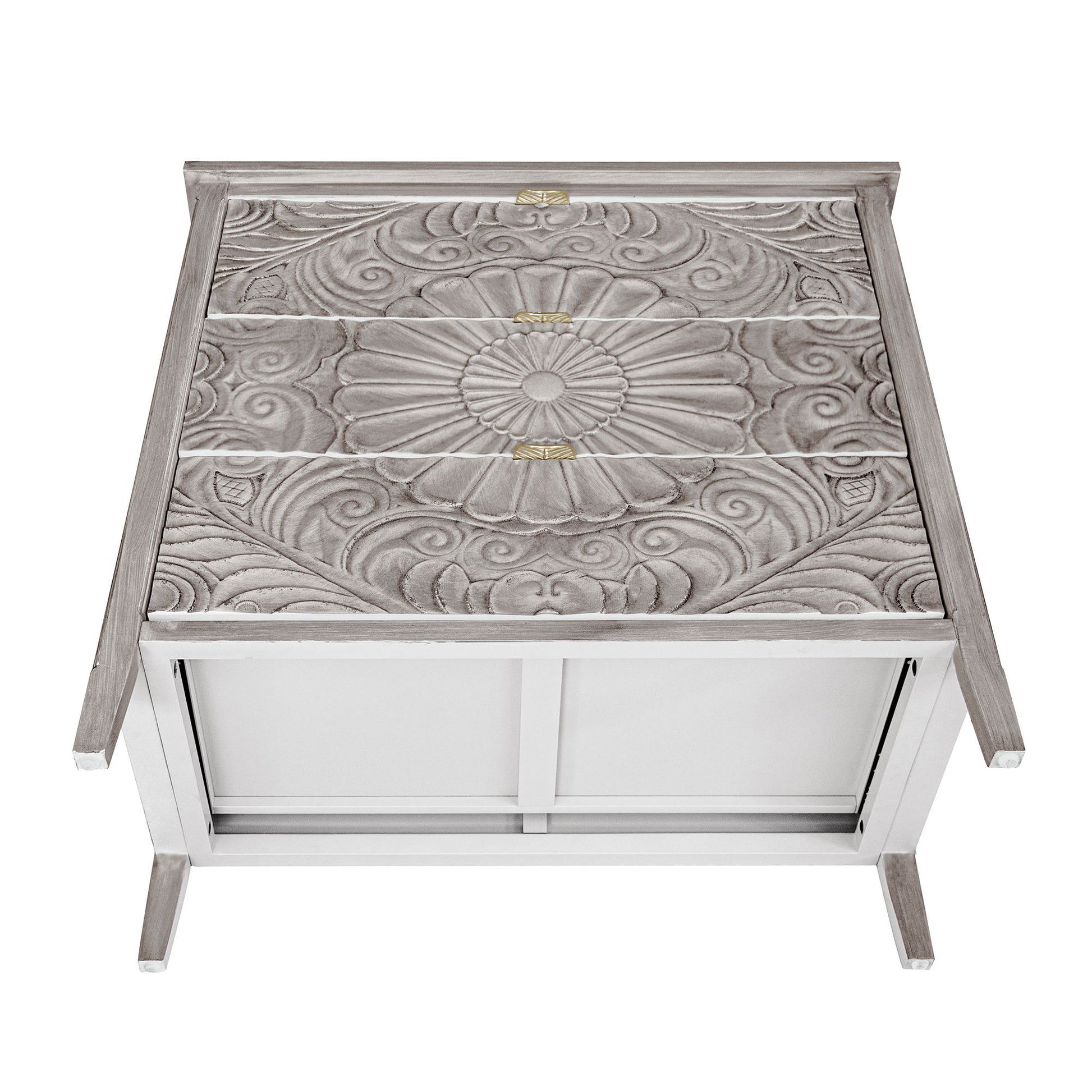 3 Drawer Cabinet, American Furniture, Suitable For Bedroom, Living Room - Light Gray - Best Buy Furniture