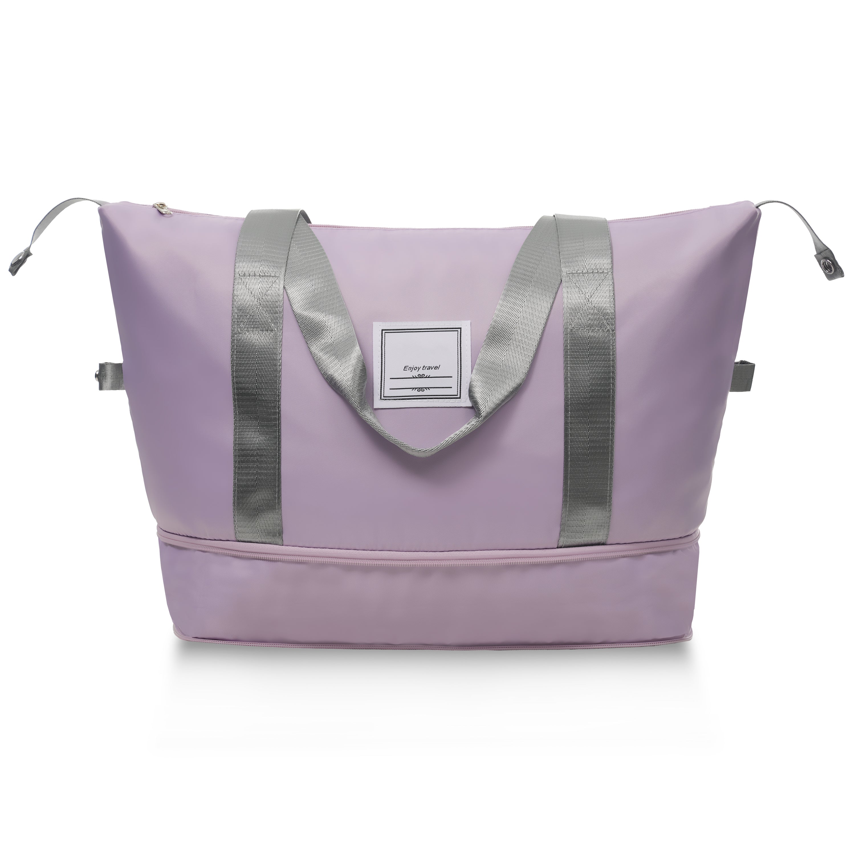 20-Inch Carry-On Suitcase with Dual Wheels and Water Bottle Holder