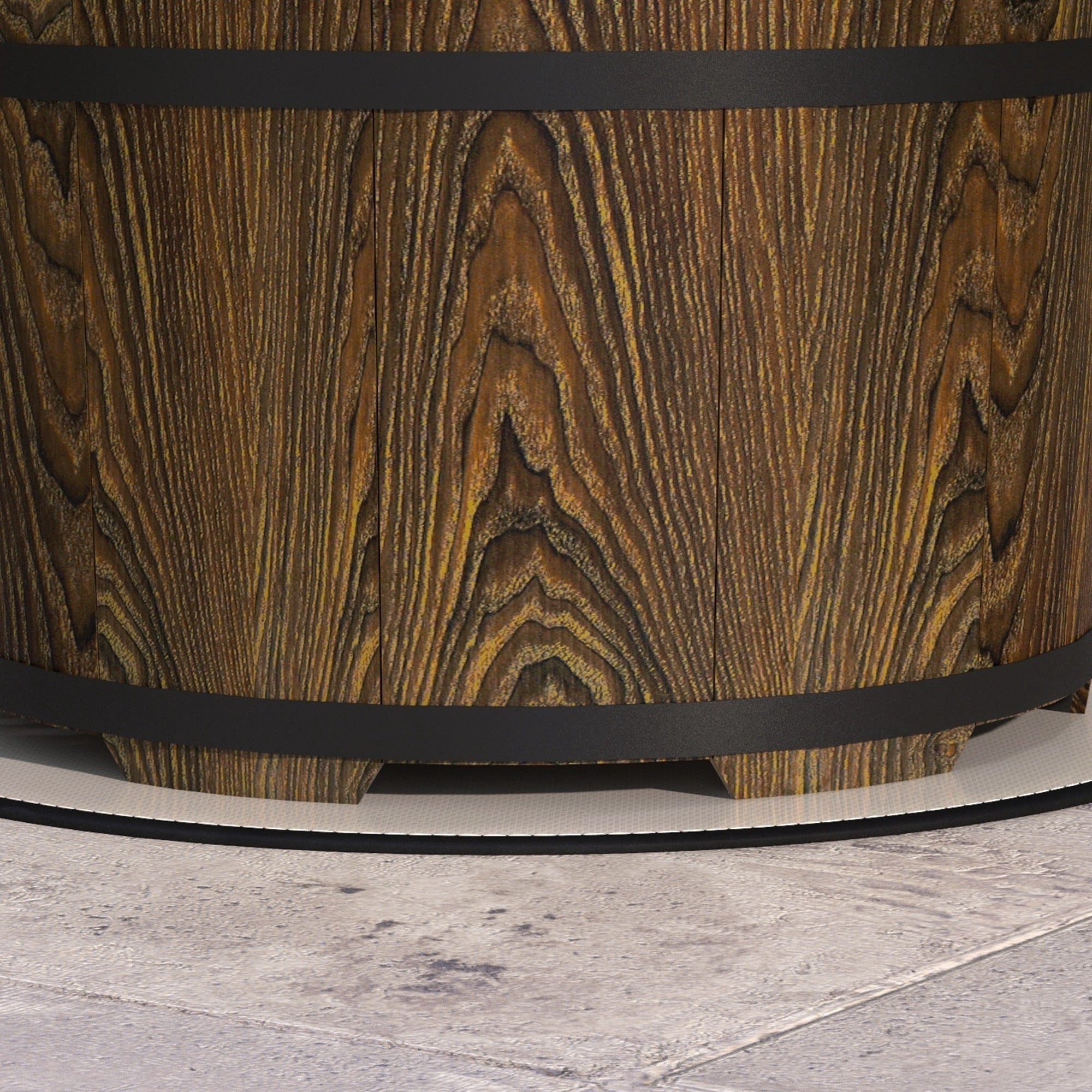 Smokeless Fire Pit with Fireproof Mat - 20.5' Barrel Style Portable Wood Burning Firepit