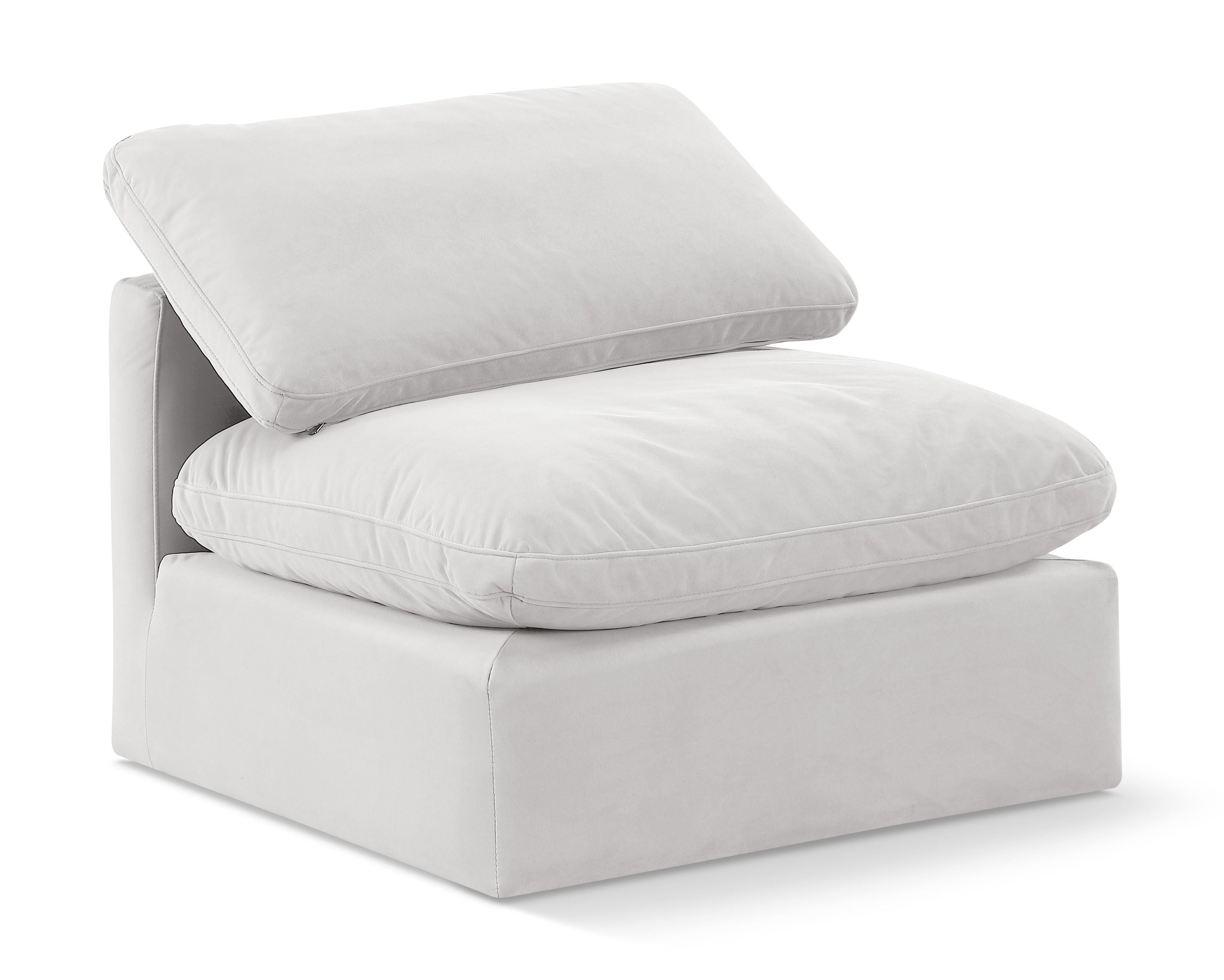 Indulge - Velvet Armless Chair