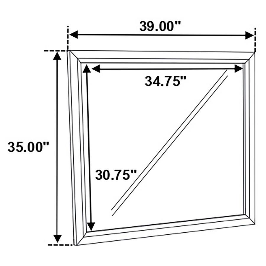 Watson - Dresser Mirror - Gray Oak - Best Buy Furniture