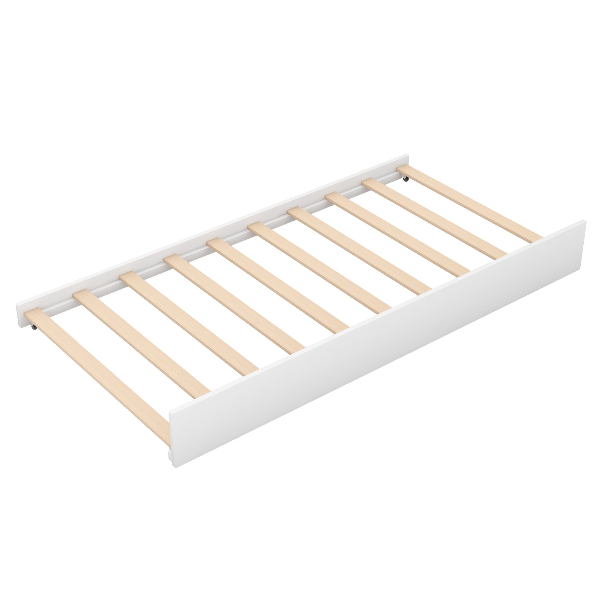 House Bed With Trundle In, Twin Size - White