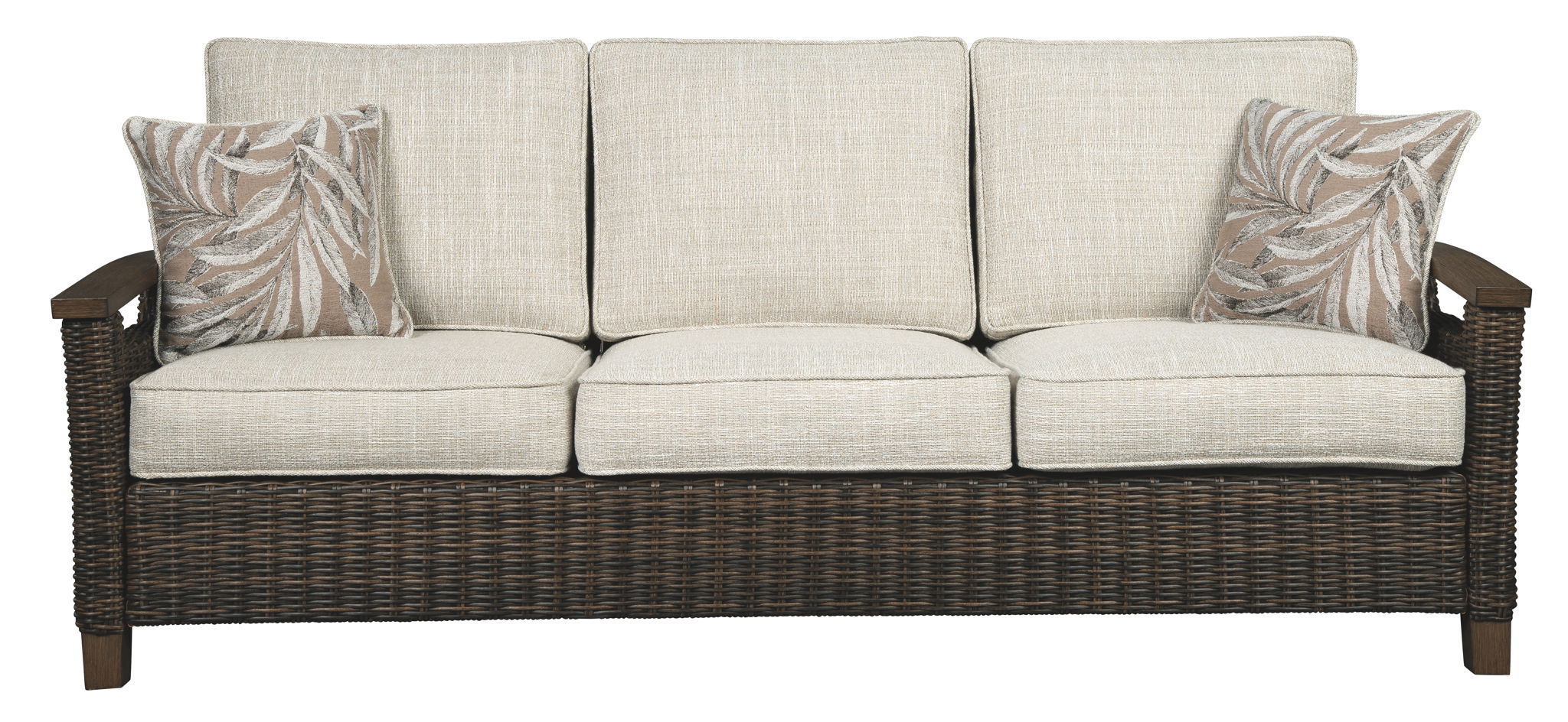 Paradise Trail - Medium Brown - Sofa with Cushion