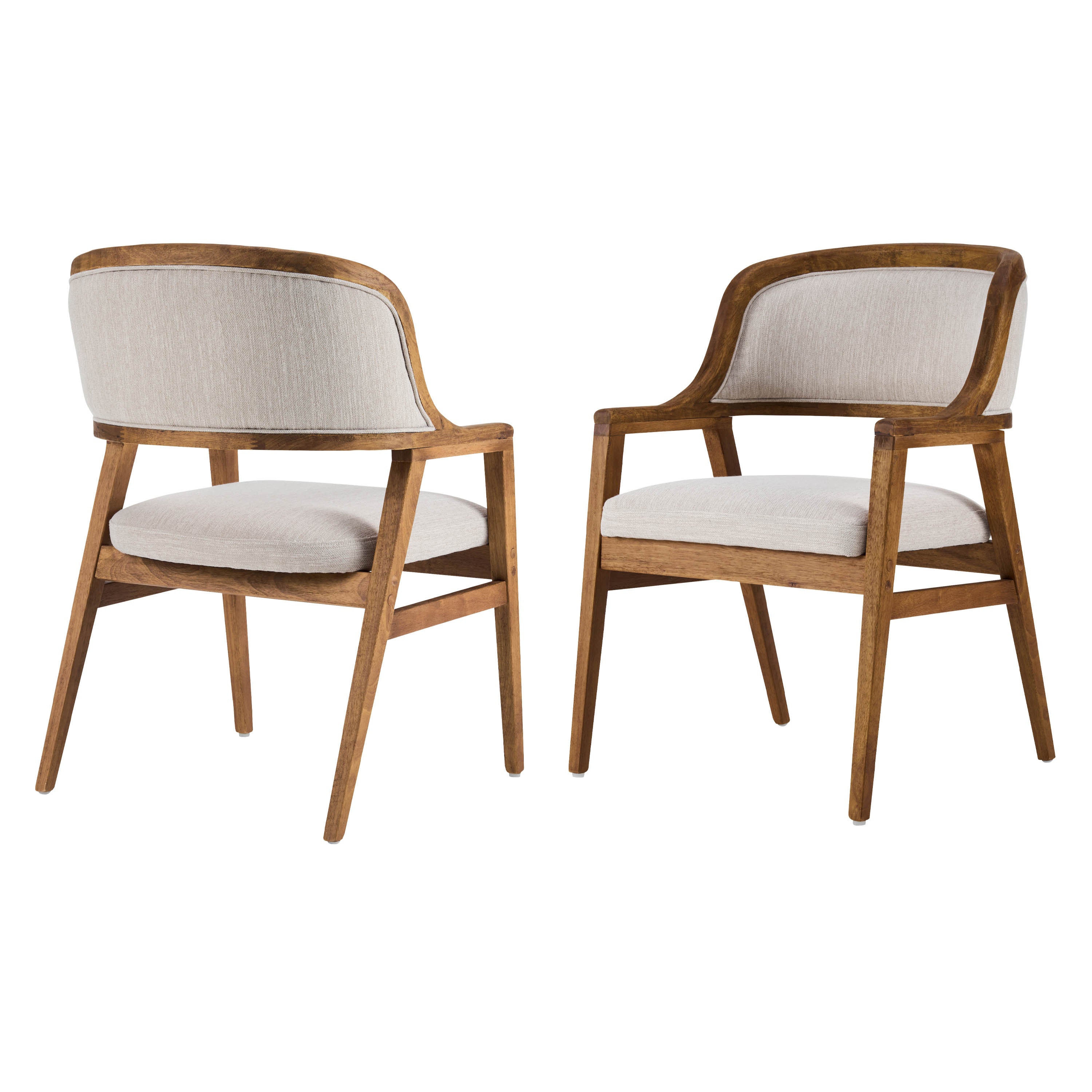 Mid-Century Modern Dining Chairs Set of 2