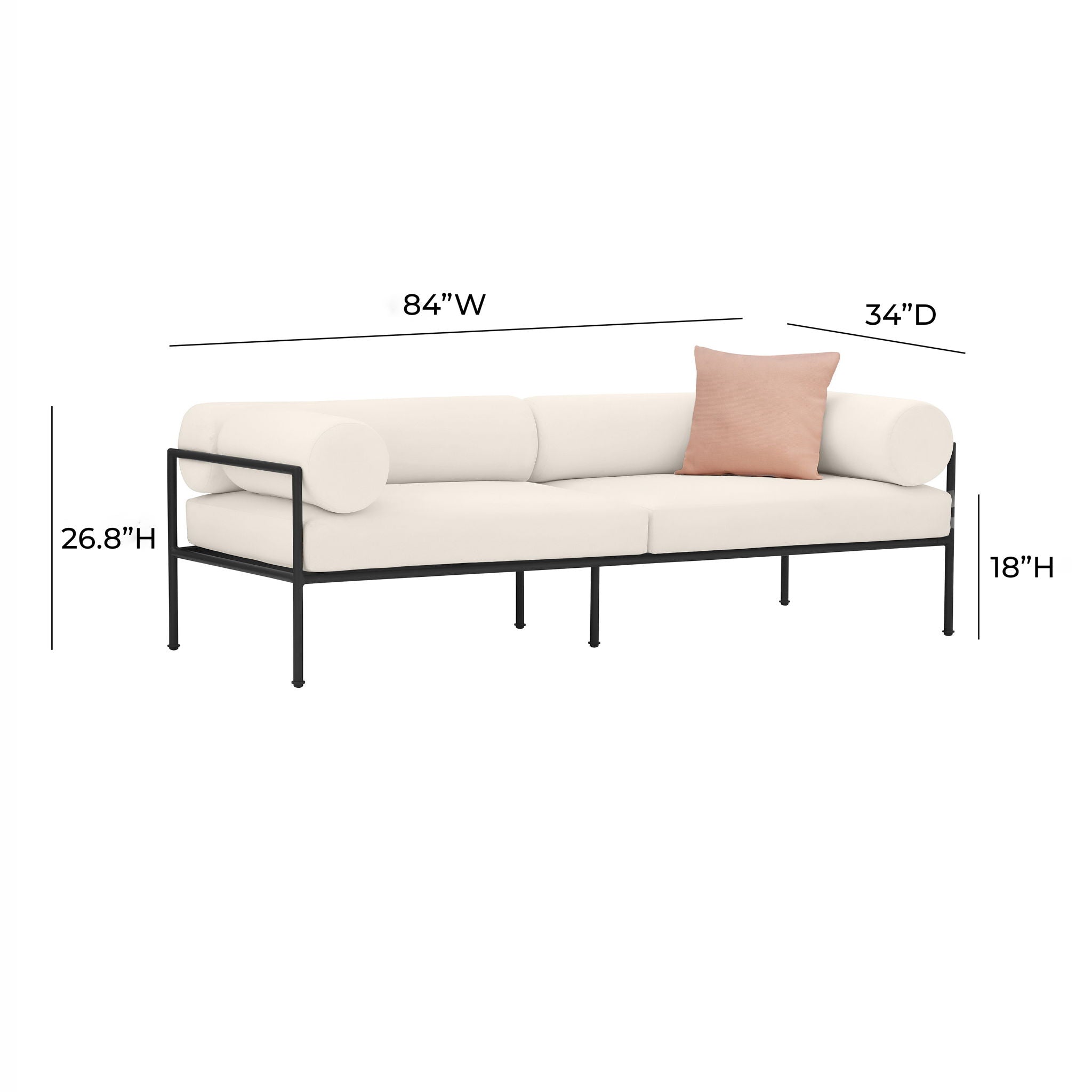 Vera - Outdoor Sofa - Cream