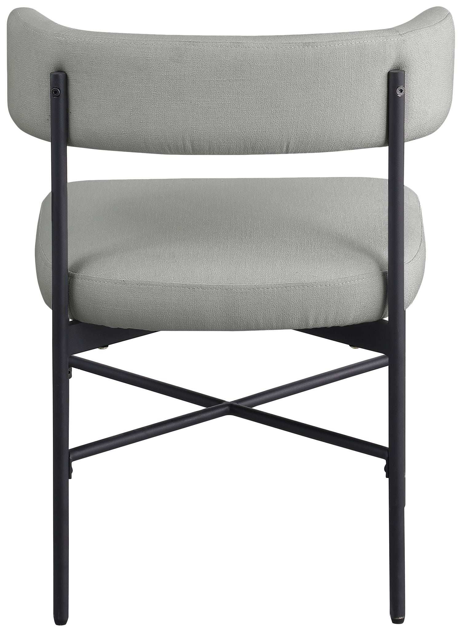 Rivage - Durable Dining Chair With Black Frame (Set of 2)