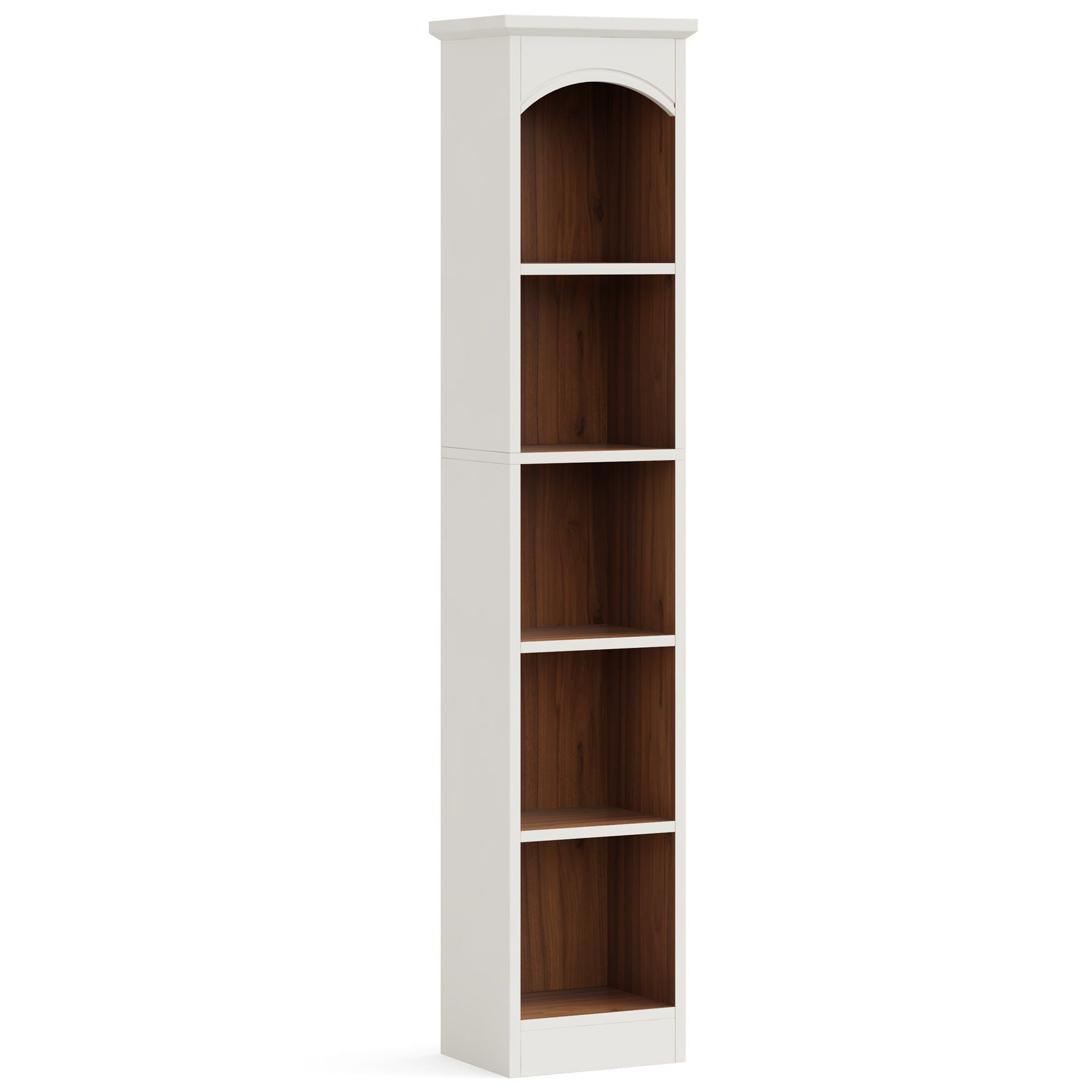 5 Tier Library Bookcase For Living Room