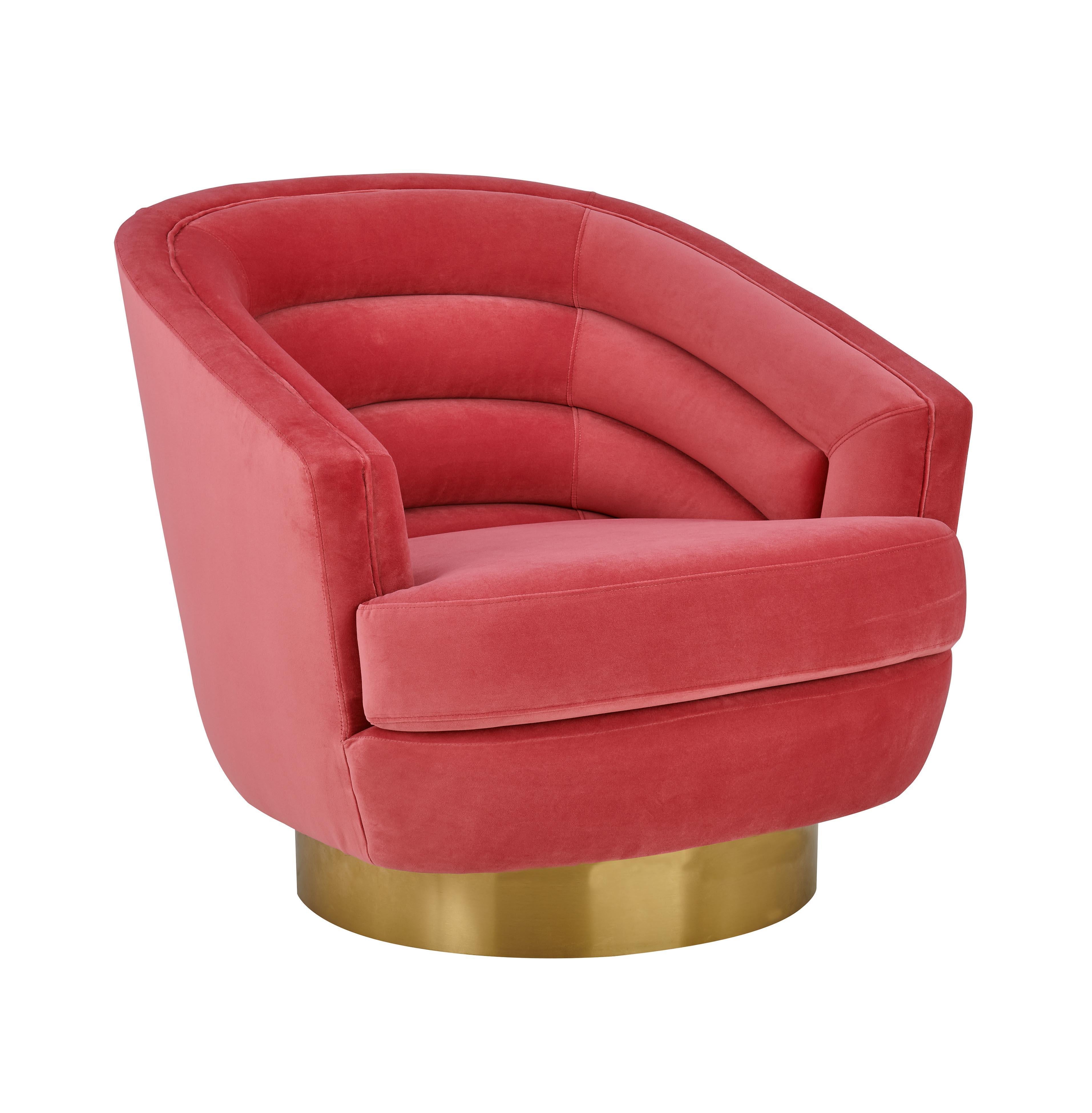 Canyon - Velvet Swivel Chair